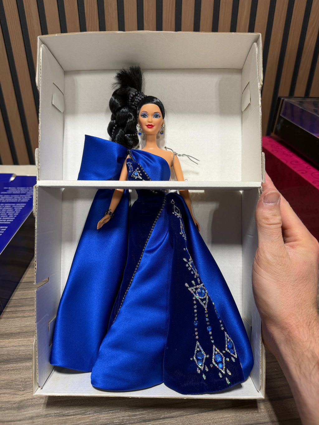 Sapphire Splendor Barbie Doll The Jewel Essence Collection Bob Mackie 15523