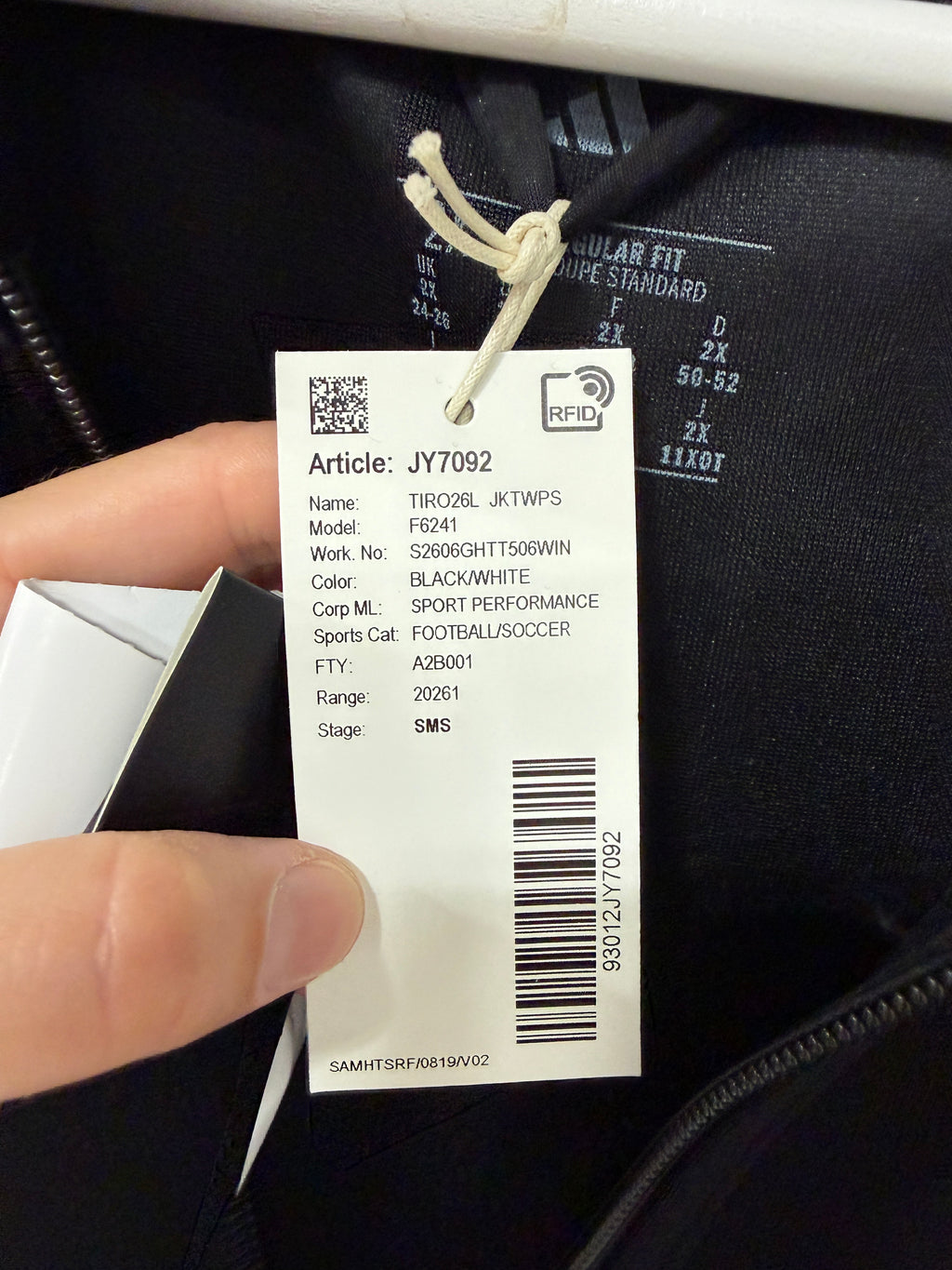 Adidas Tiro 26 Womens PLus Sz 2XL