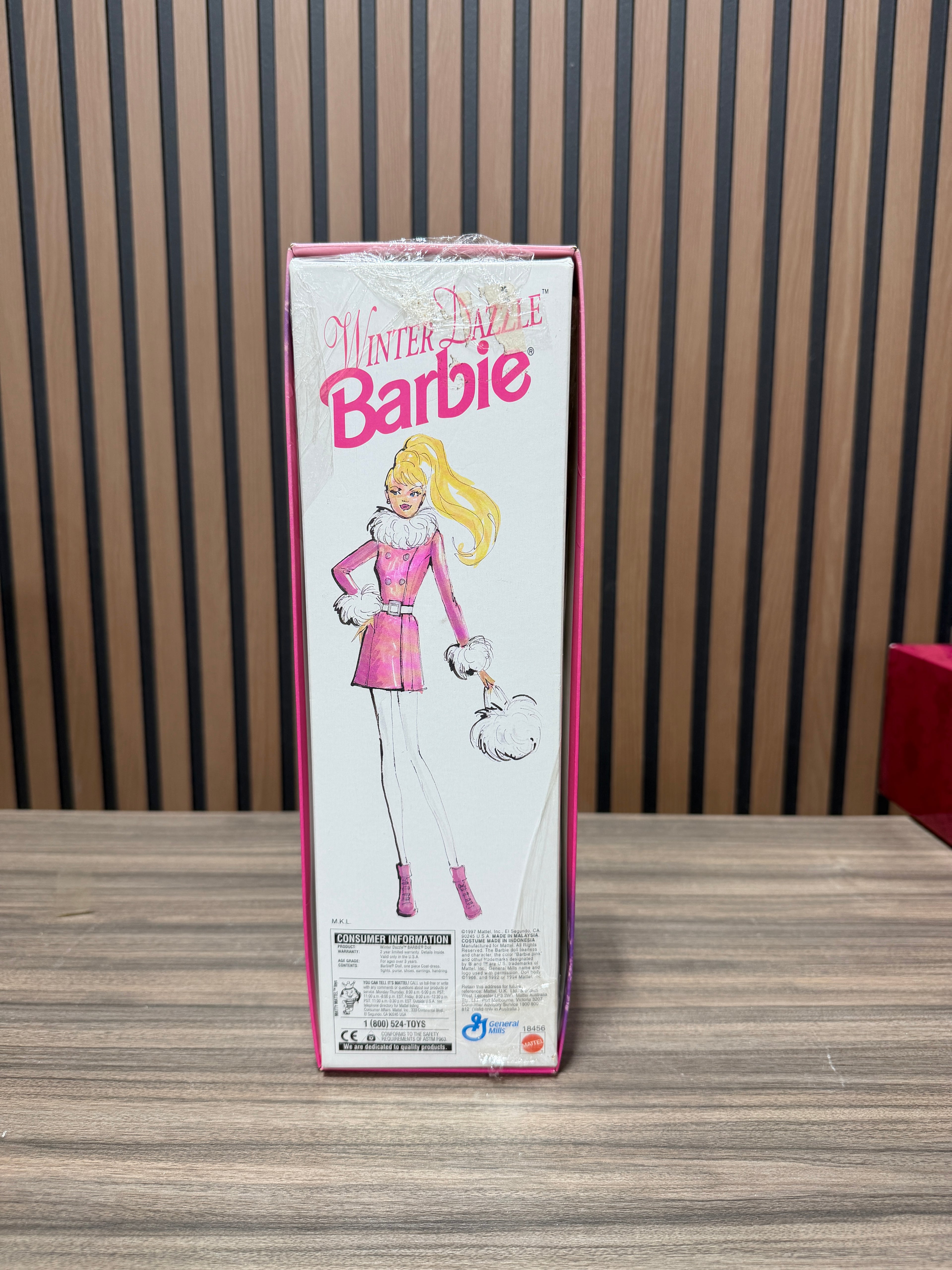 Winter Dazzle Barbie Doll General Mills Special Edition 1997 Mattel 18456 NEW