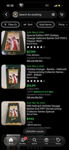 Load image into Gallery viewer, Hallmark Holiday Voyage Barbie Doll Holiday Homecoming Collector Series 1997
