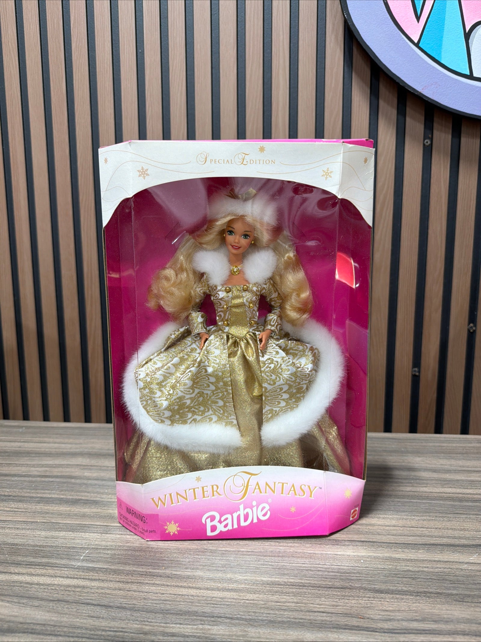 1995 Winter Fantasy Barbie Doll Blonde Special Edition Sam's Club Exclusive