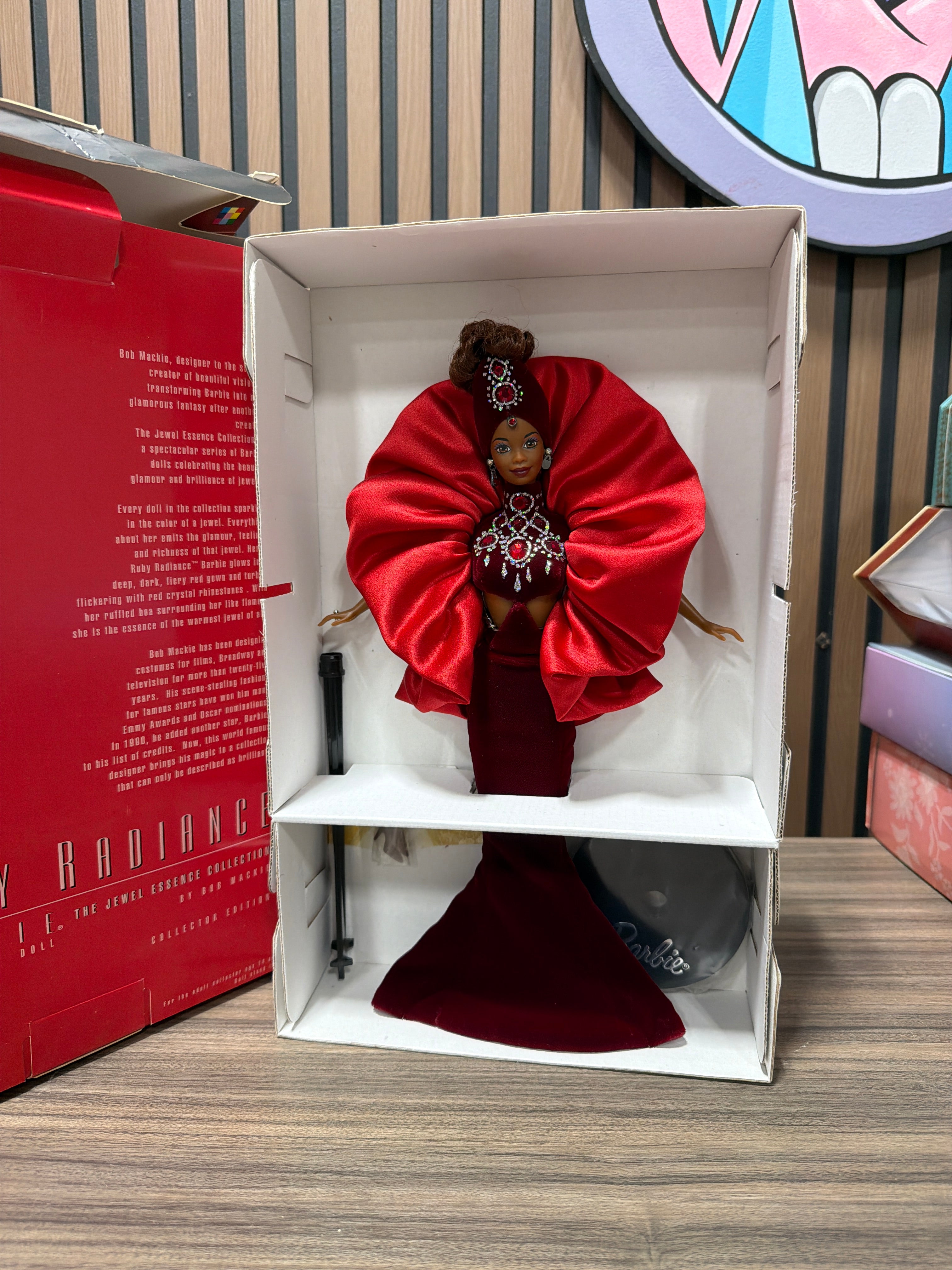 Ruby Radiance Barbie Doll by Bob Mackie 1996 Mattel #15520