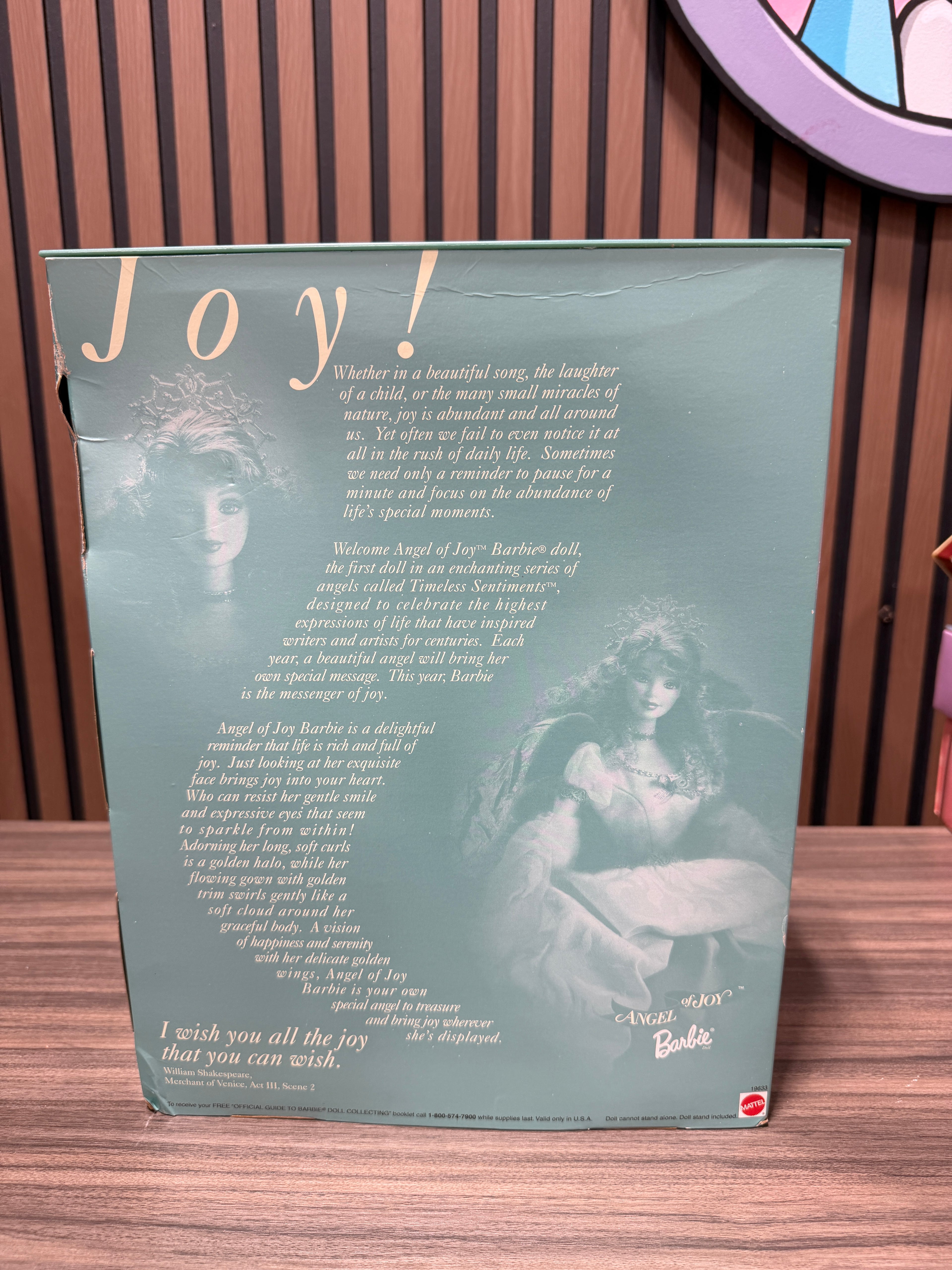 Angel of Joy Timeless Sentiments Collection Barbie Doll 1998 Mattel 19633