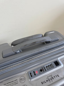 Samsonite Silhouette 17 Expandable Hardside Carry On Aluminum Silver