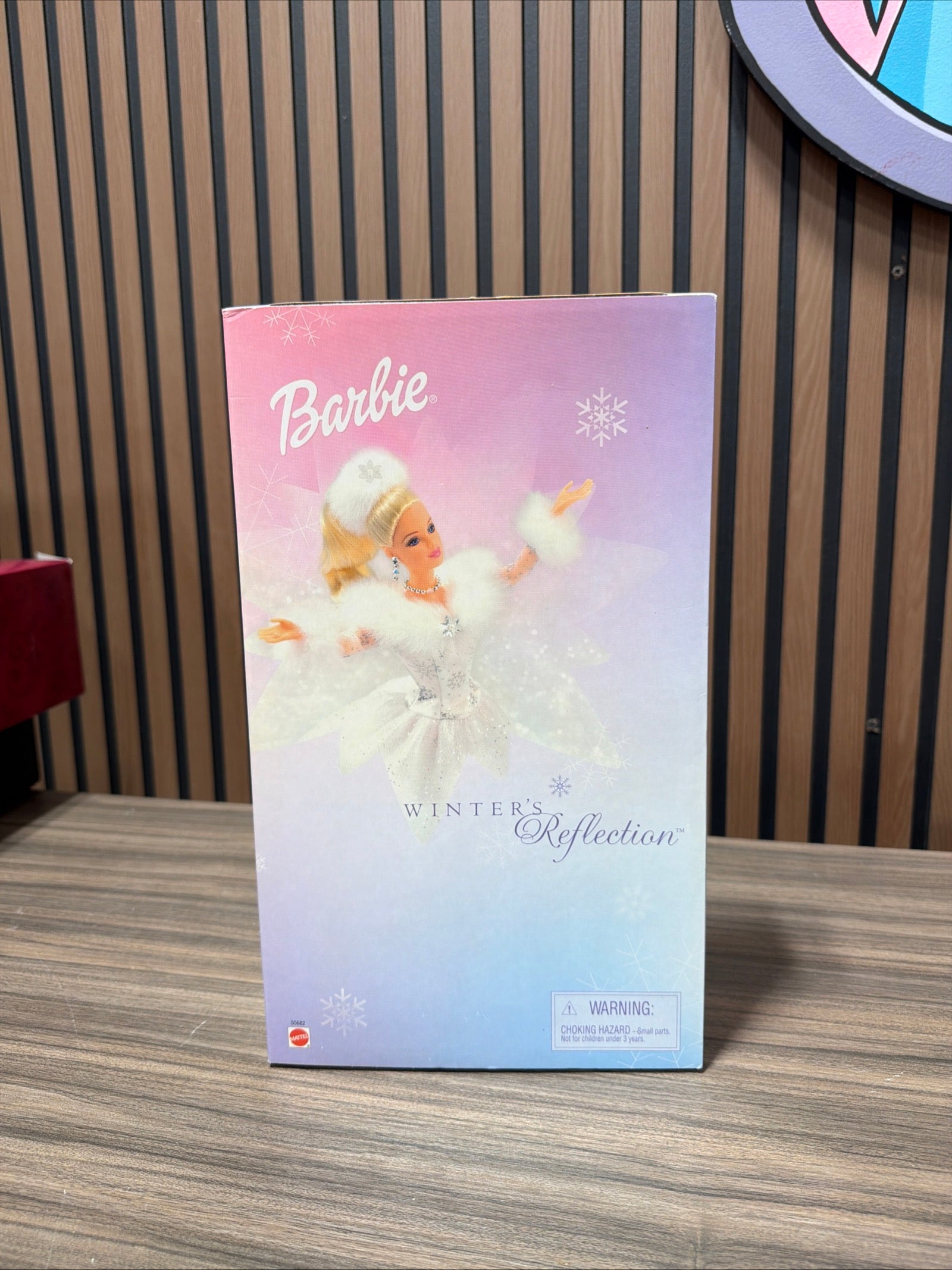 Winter's Reflection Barbie Doll Blonde 2002 Mattel 55682