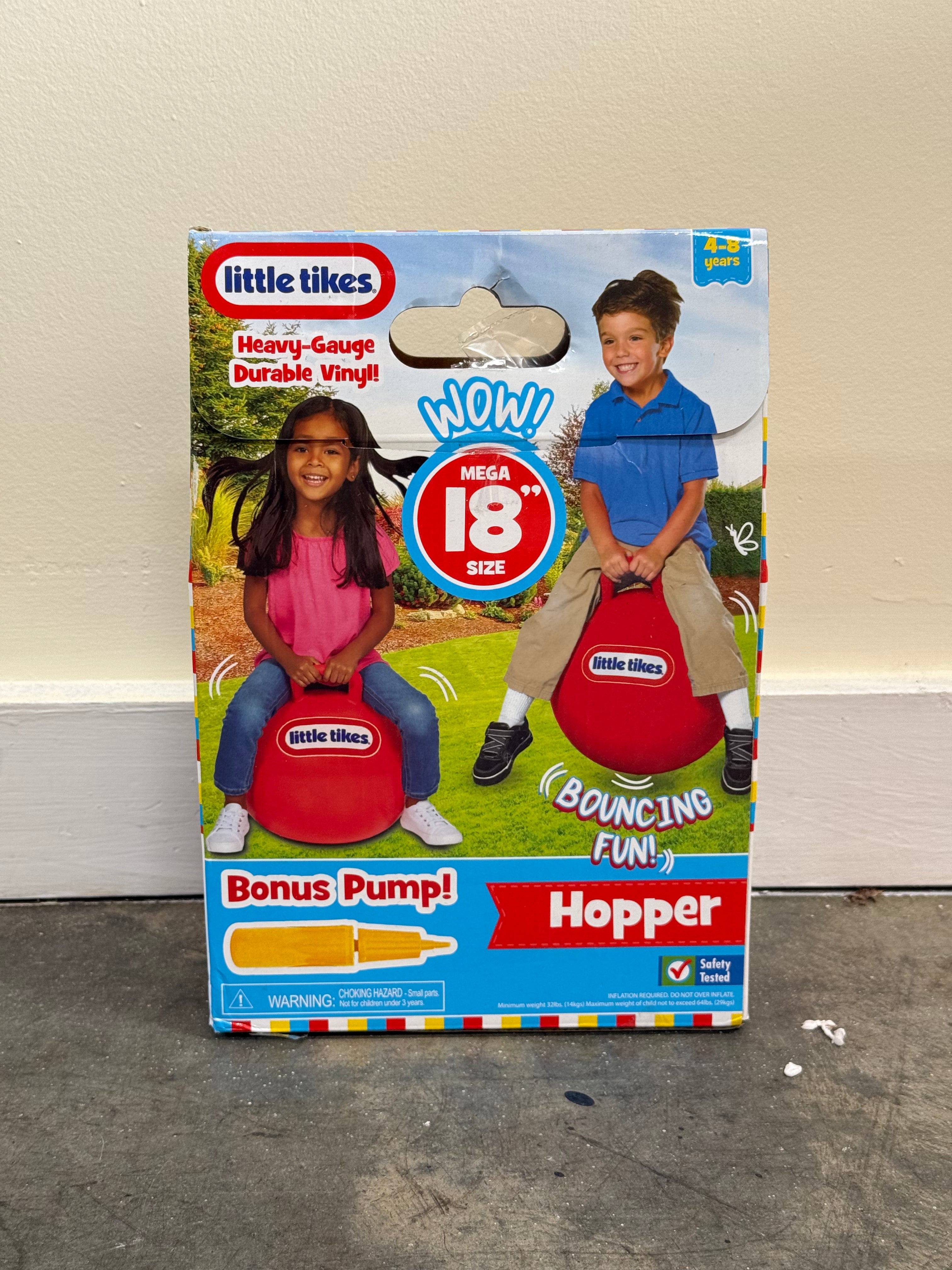 Little Tikes 18" Red Inflatable Hopper Ball for Kids
