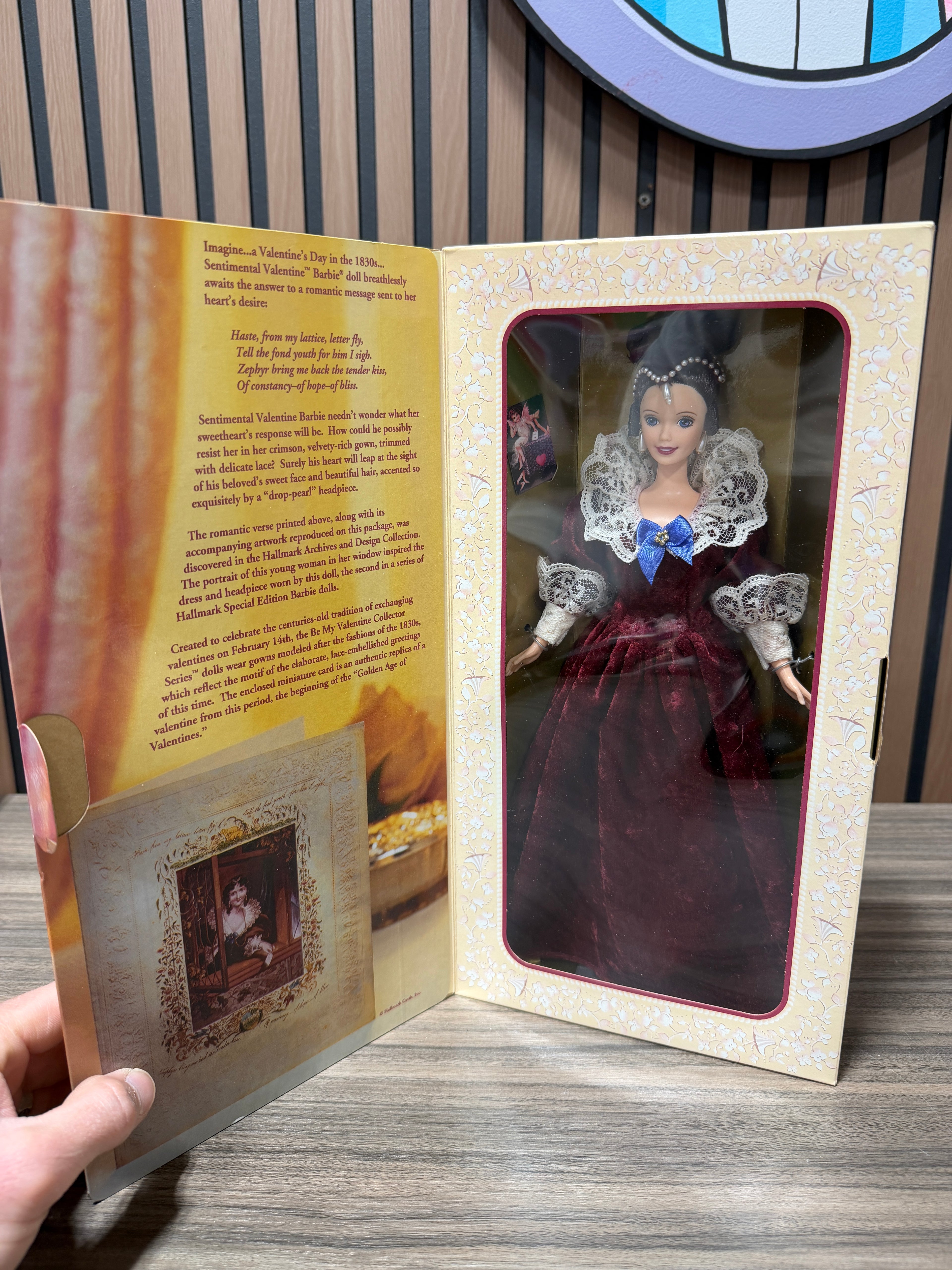 Sentimental Valentine Barbie Doll 1996 Hallmark Exclusive Mattel 16536