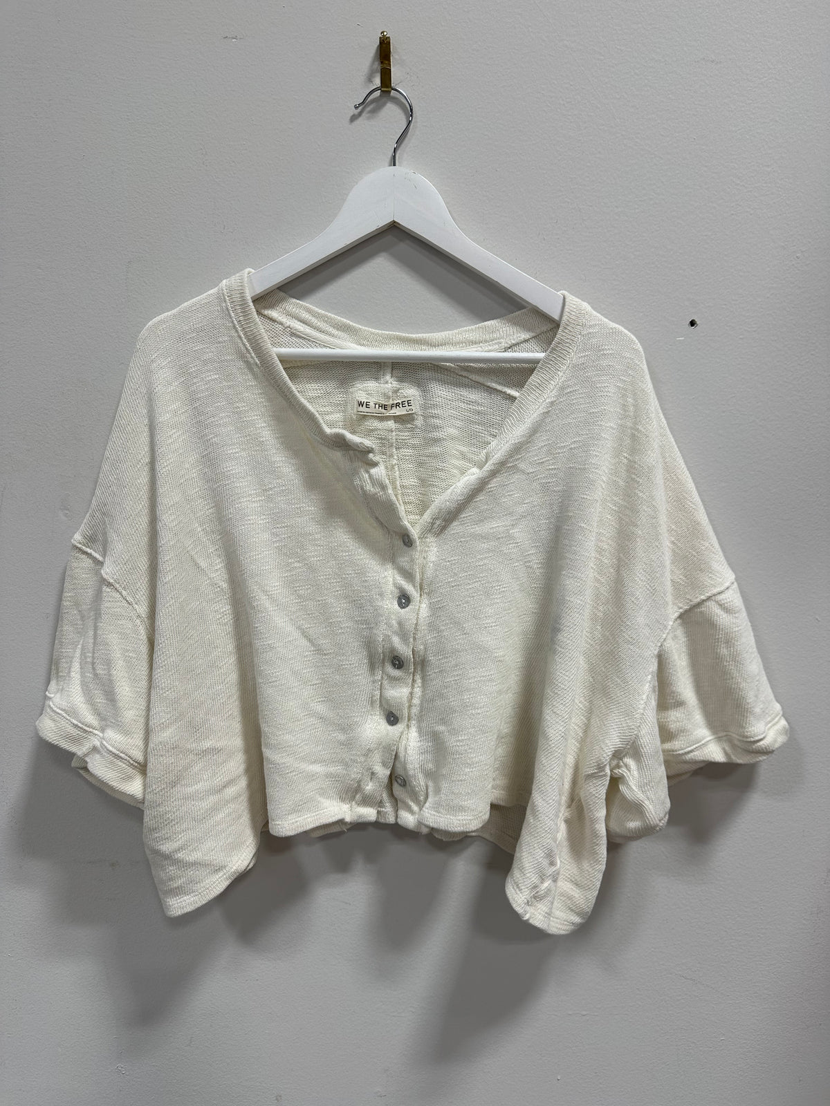 Free People We The Free "Flashback Cardi Tee" women's large
