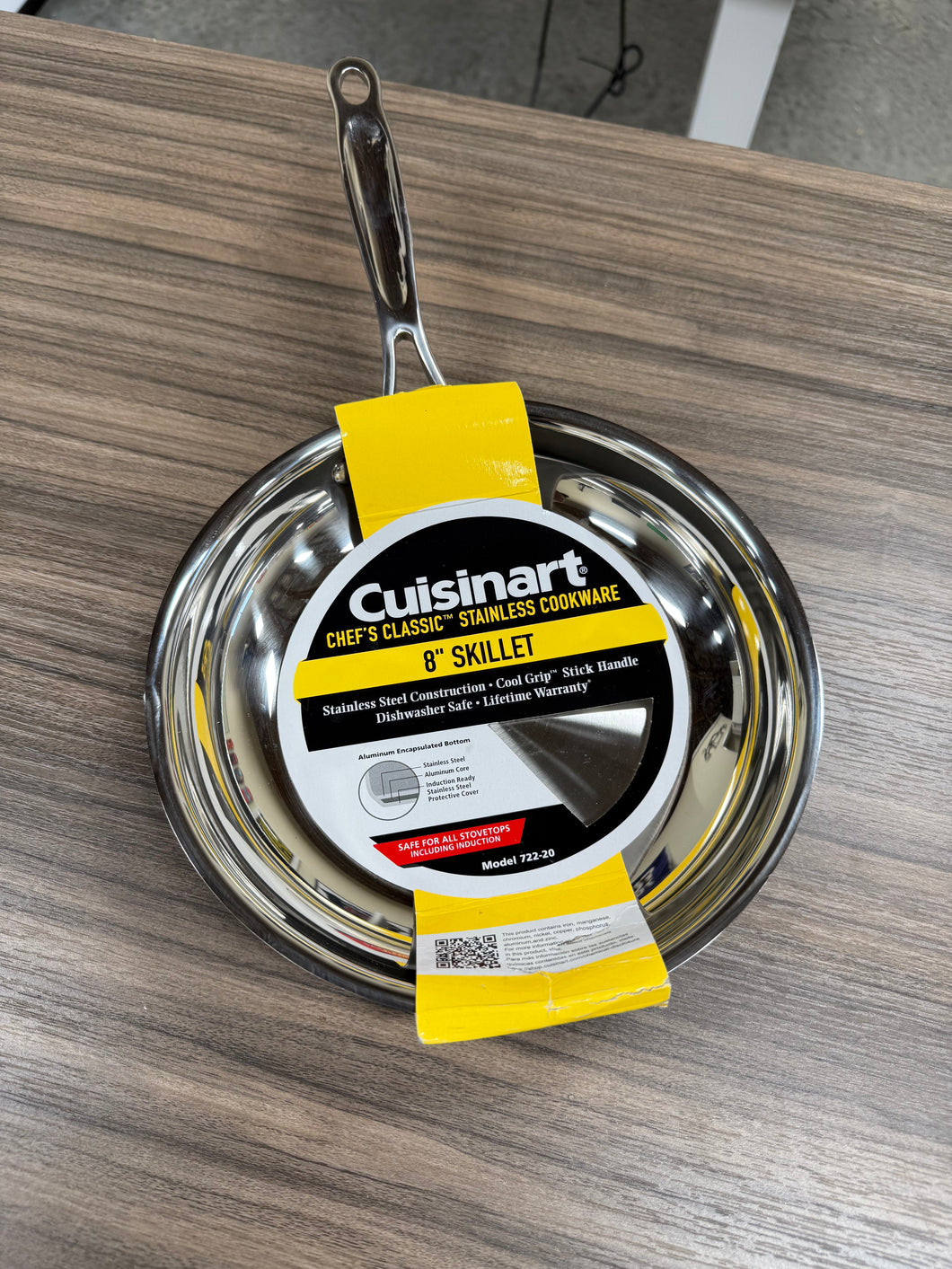 Cuisinart 8-Inch Chef's-Classic-Stainless-Cookware-Collection, 8