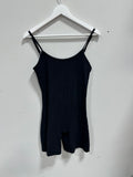 Aritzia TnAction TnaBUTTER New Rhythm Scoop Neck Short Romper - Black - Size M