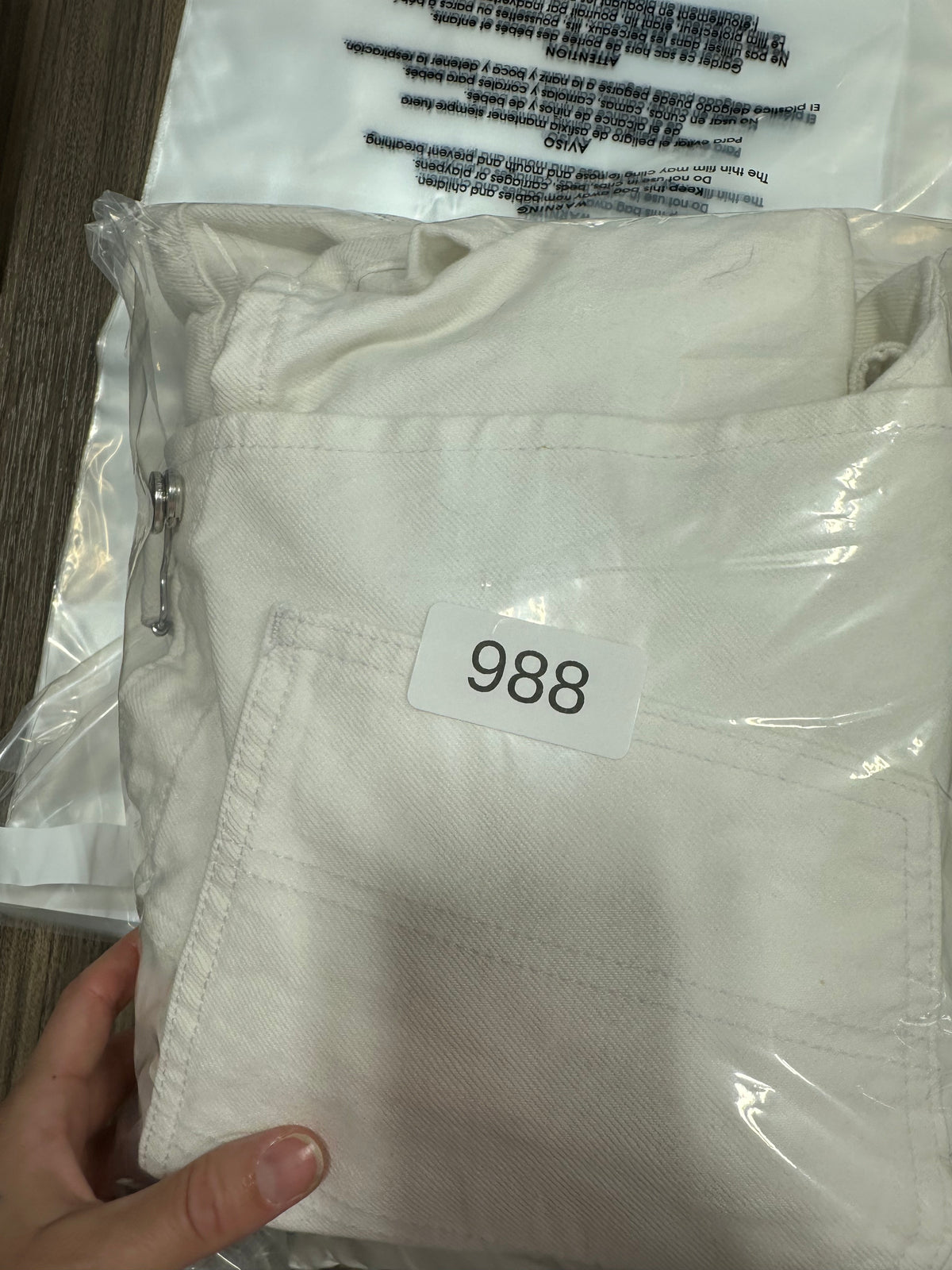 BDG Urban Outfitters White Rih Extreme Barrel Leg Overalls - Ivory - Large