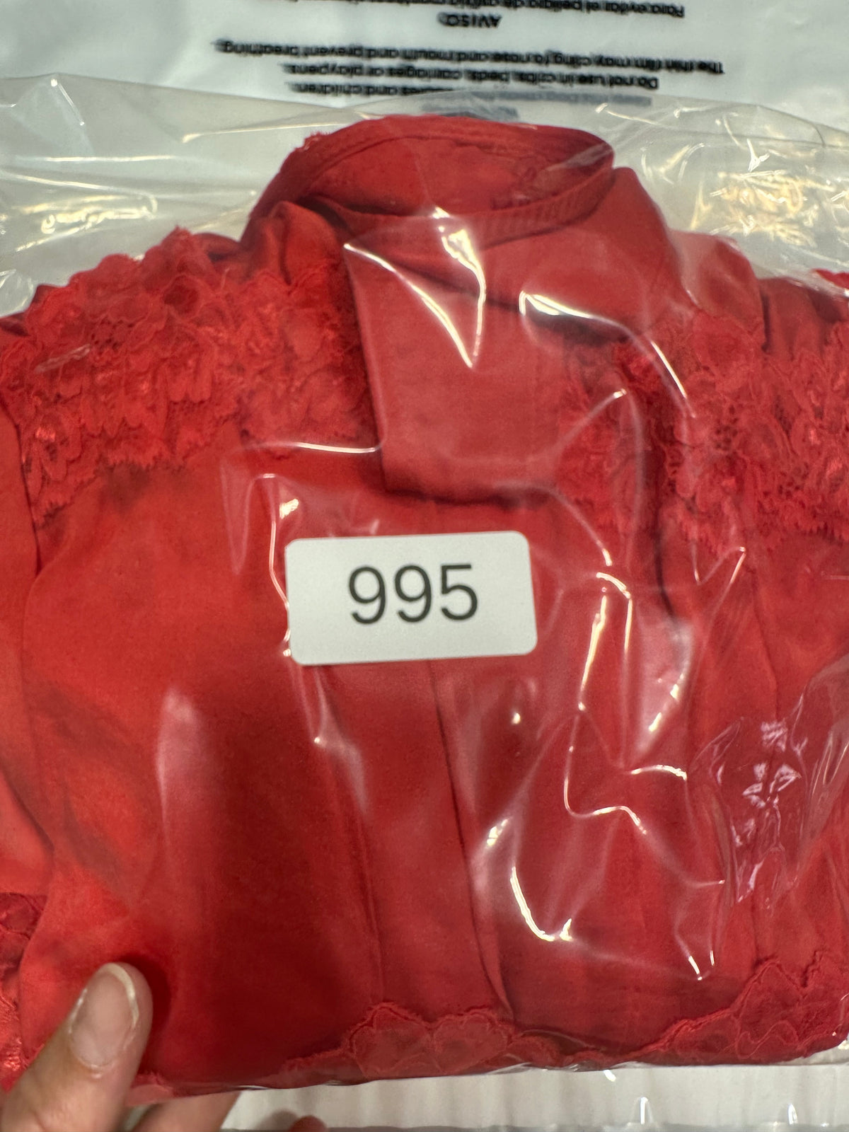 New with tags Free People "In This Groove" Satin Lace Babydoll Mini Dress Red Medium