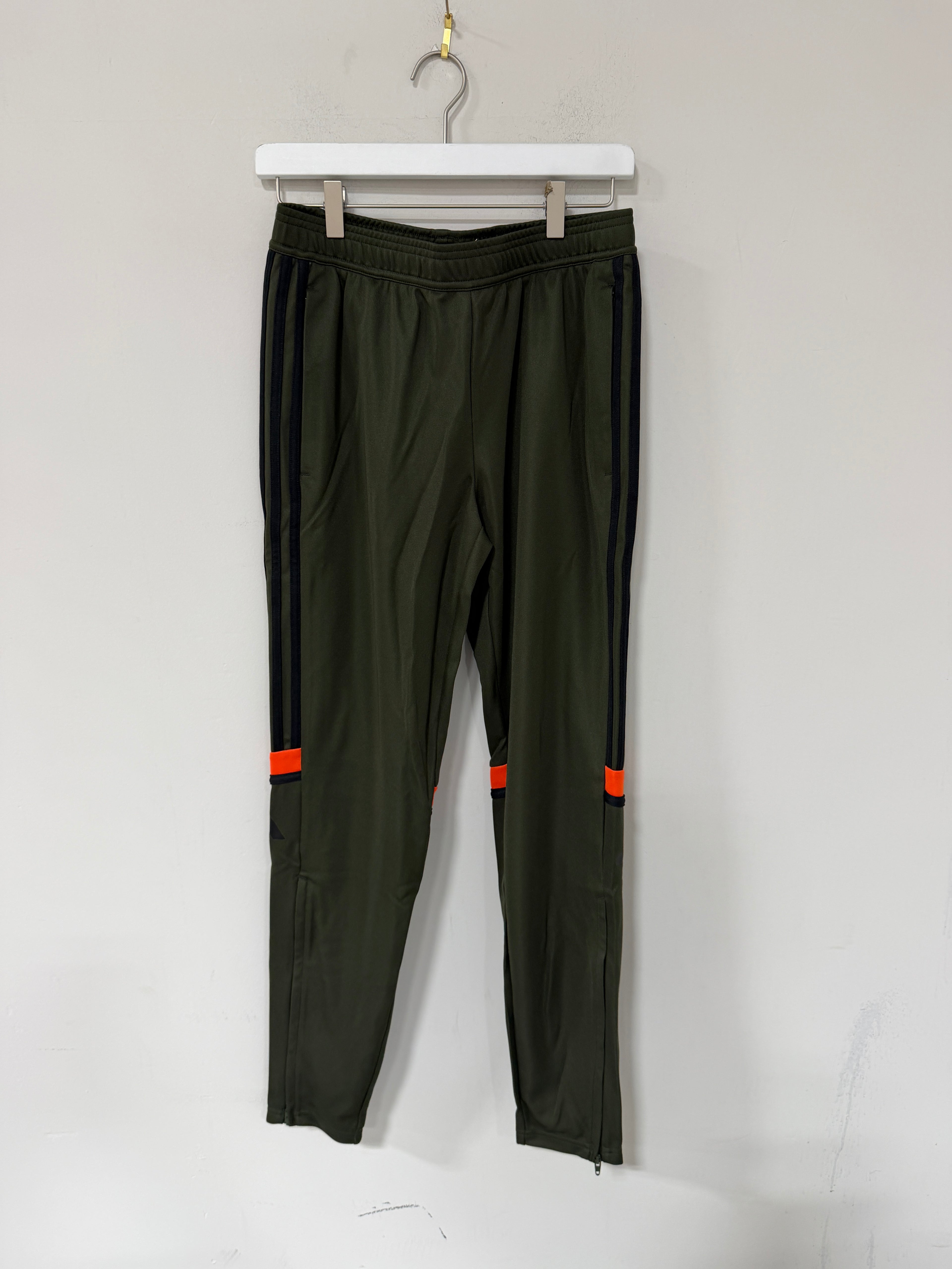 Adidas Saundra 25 Womens Track Pants Sz Small Olive