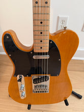 Load image into Gallery viewer, Left Handed Squier Affinity Series Telecaster Electric Guitar - Butterscotch Blonde with Maple Fingerboard
