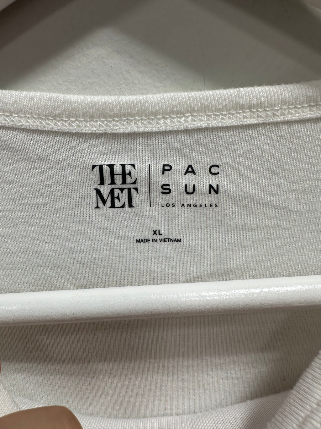 PacSun x The Met White Graphic Tee The Study of Fine Art Shirt Size XL