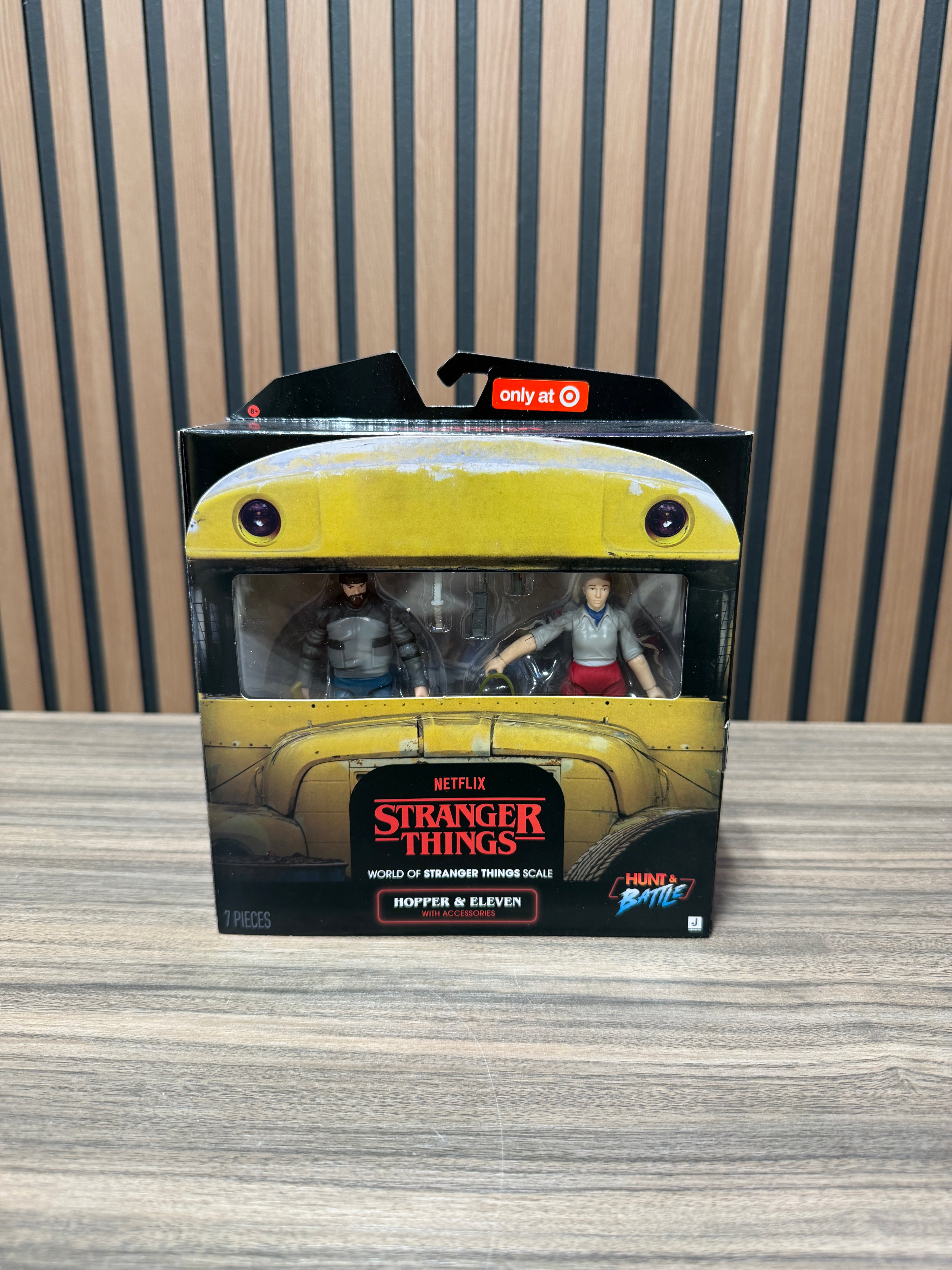 Stranger Thing Eleven and Hopper 2-Pack Hunt & Battle Target Exclusive Brand New