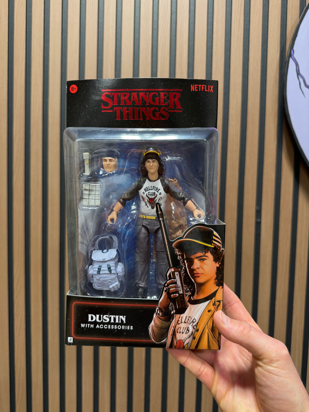 Stranger Things Season 5 Dustin Hellfire Club Upside Down Series Jazwares 2025