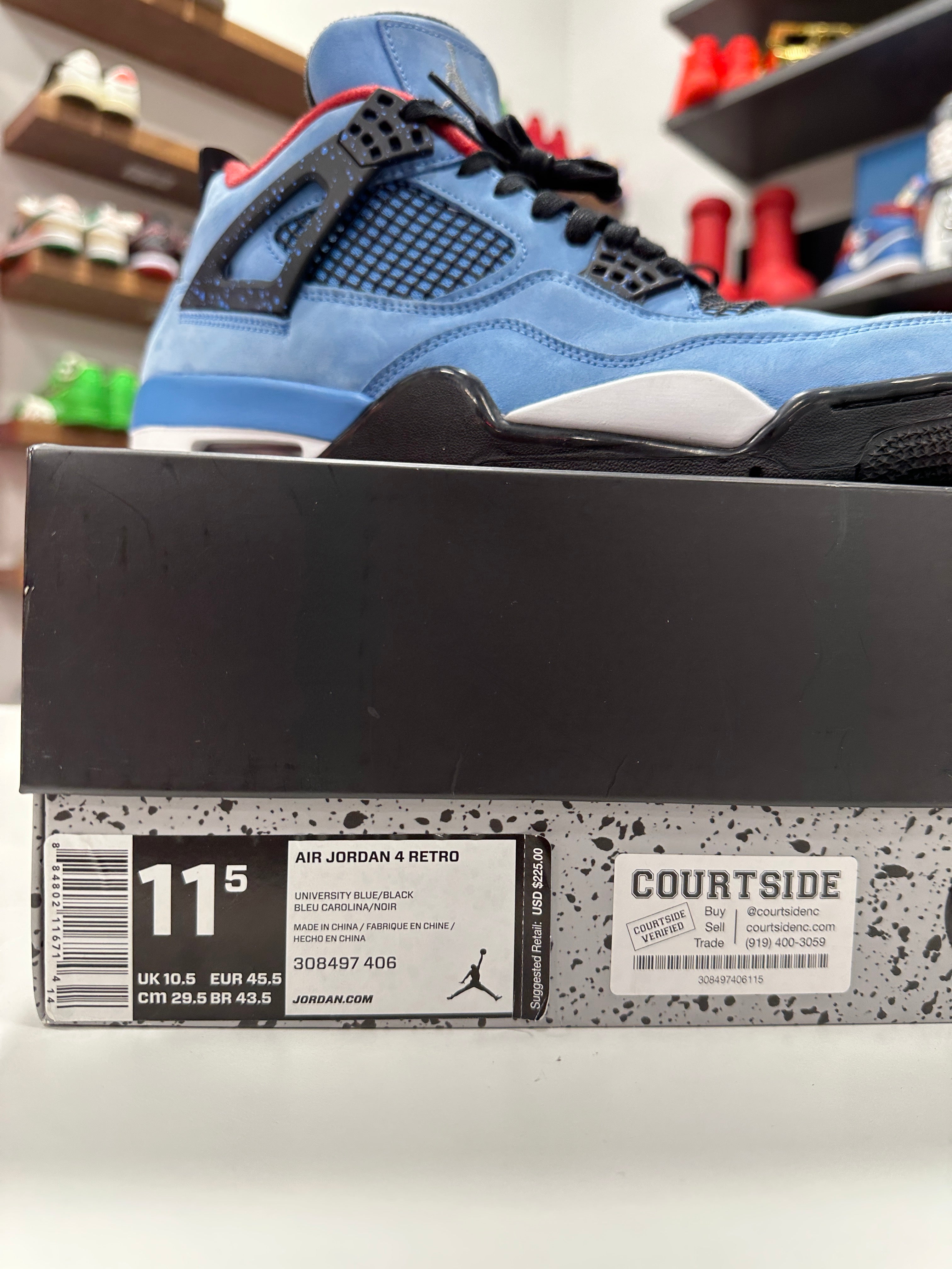 Travis Scott Jordan 4 Sz 11.5