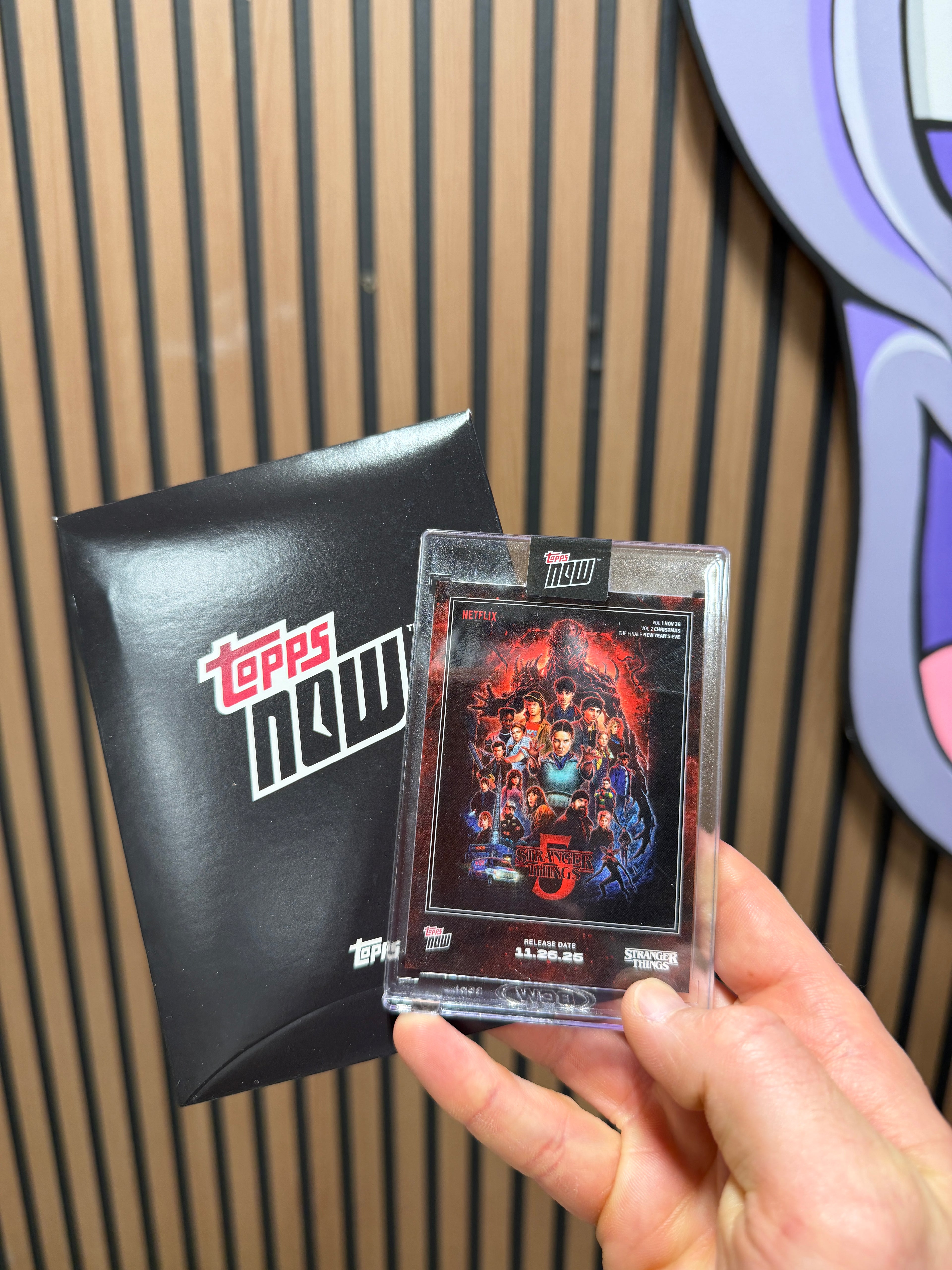 Stranger Things Season 5 2025 Topps Now #STRA