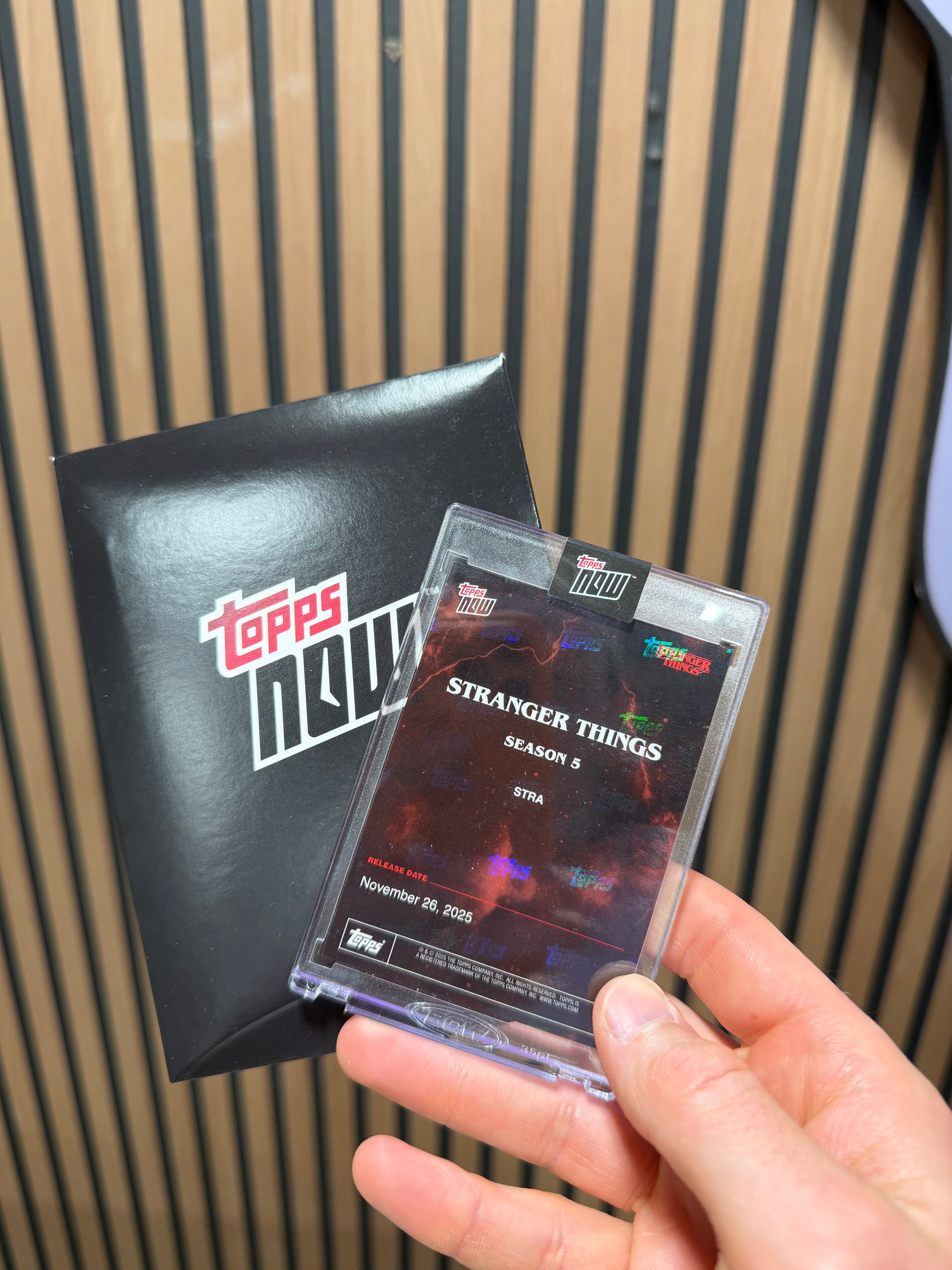 Stranger Things Season 5 2025 Topps Now #STRA