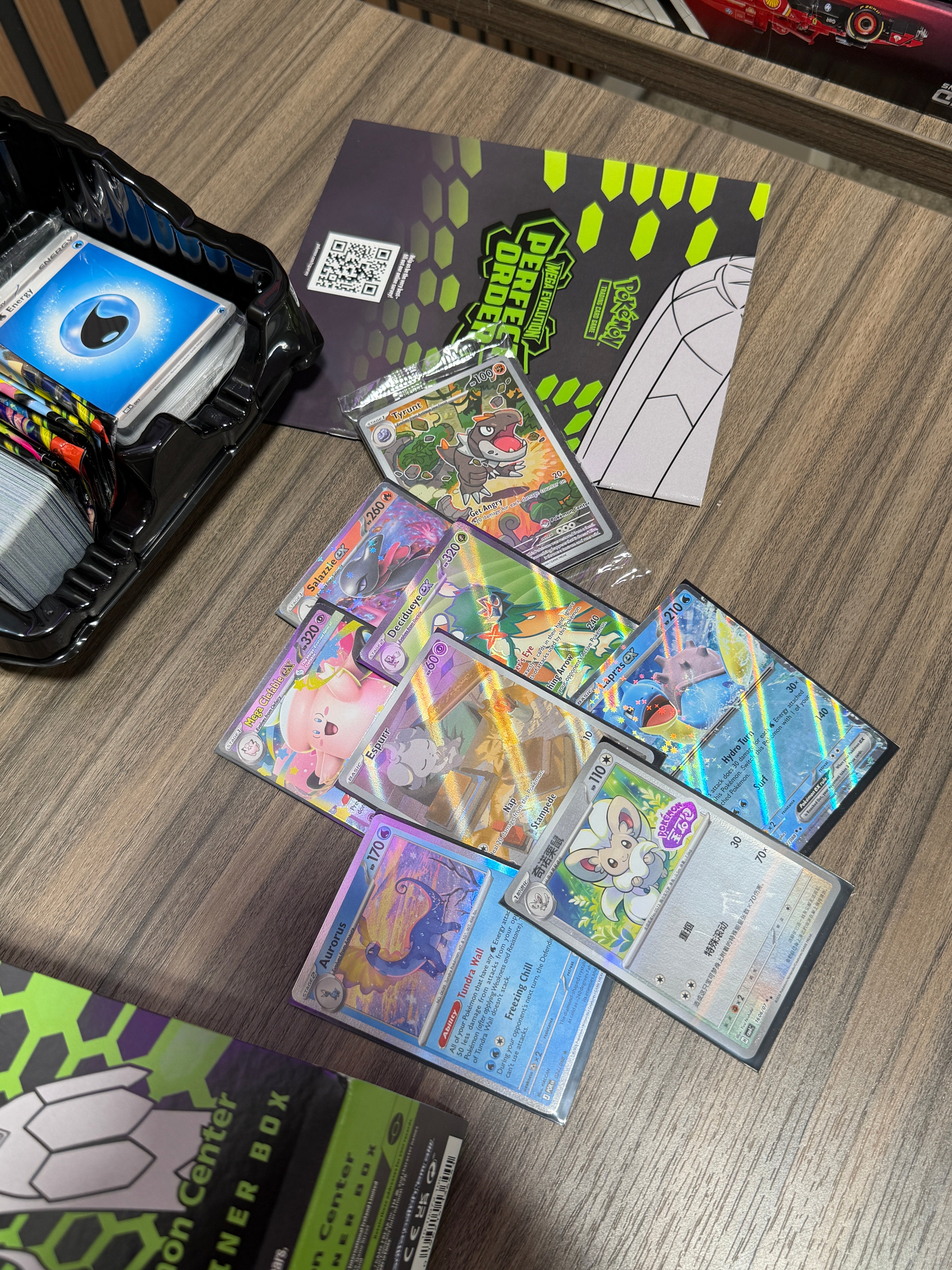 OPENED Perfect Order Pokemon ETB. Pulled Cards