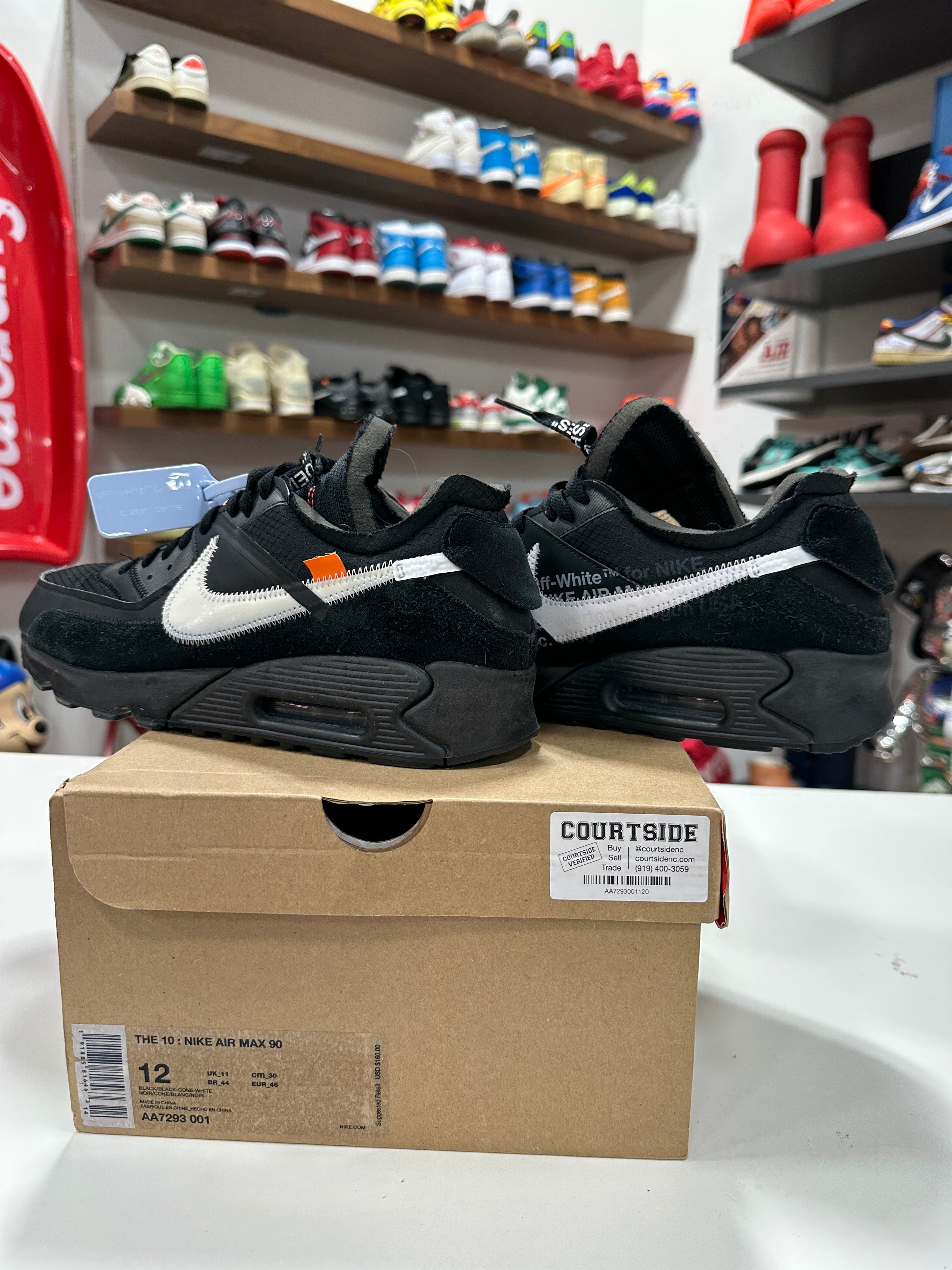 Off White Air Max 90 Sz 12