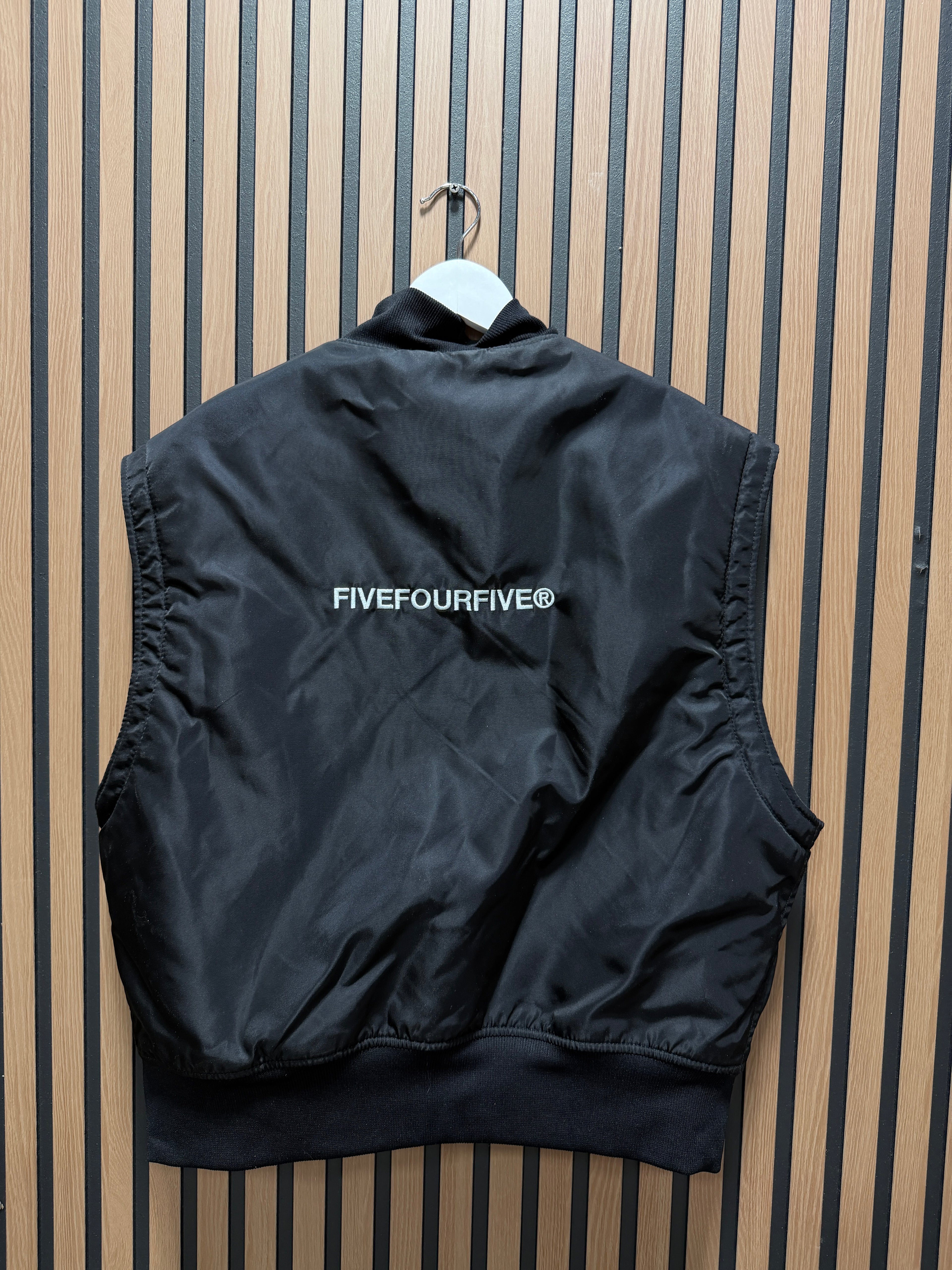 FiveFourFive Nylon Zip Vest Sz M
