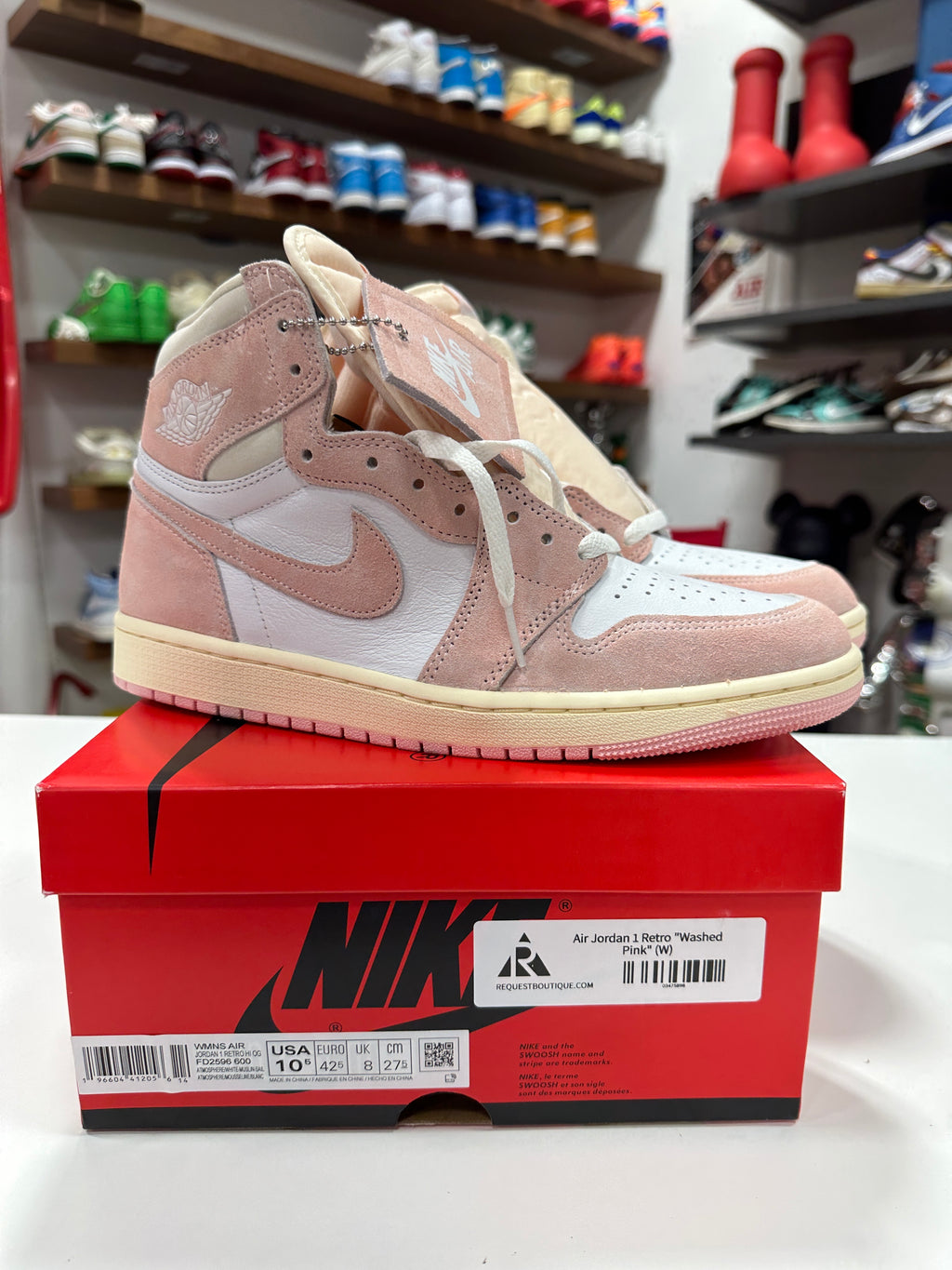 Jordan 1 Washed Pink Wmns Sz 10.5