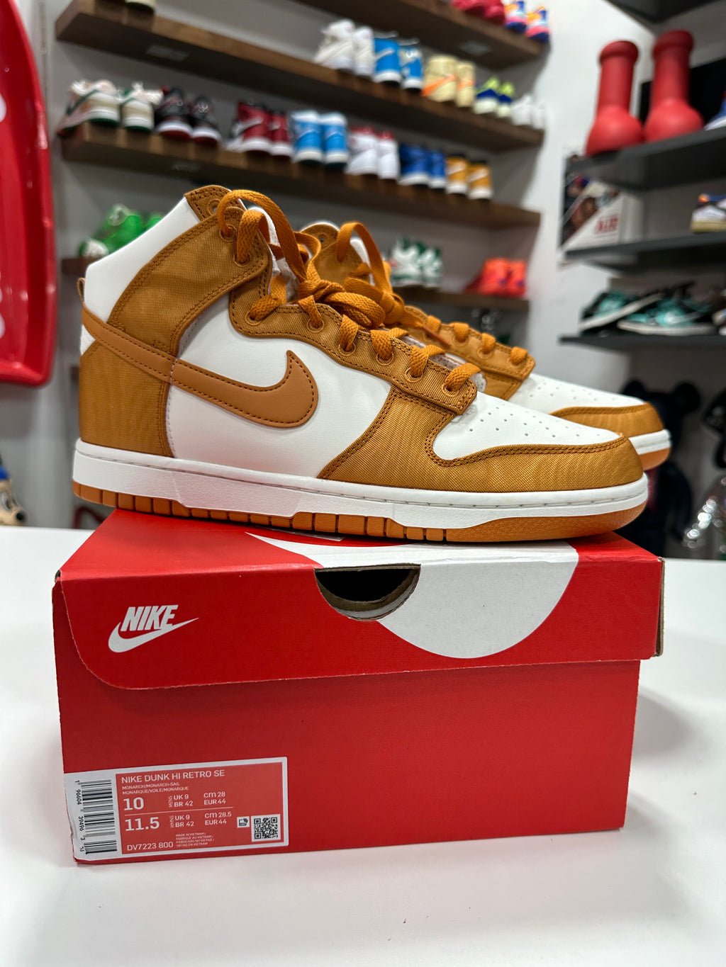 Nike Dunk High Orange Sz 10