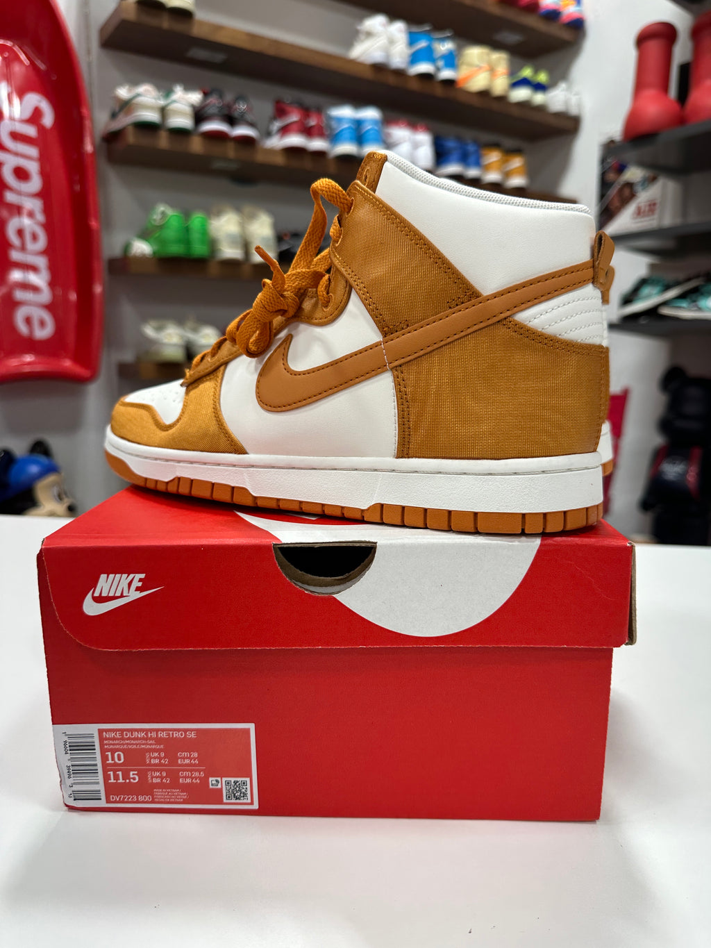 Nike Dunk High Orange Sz 10