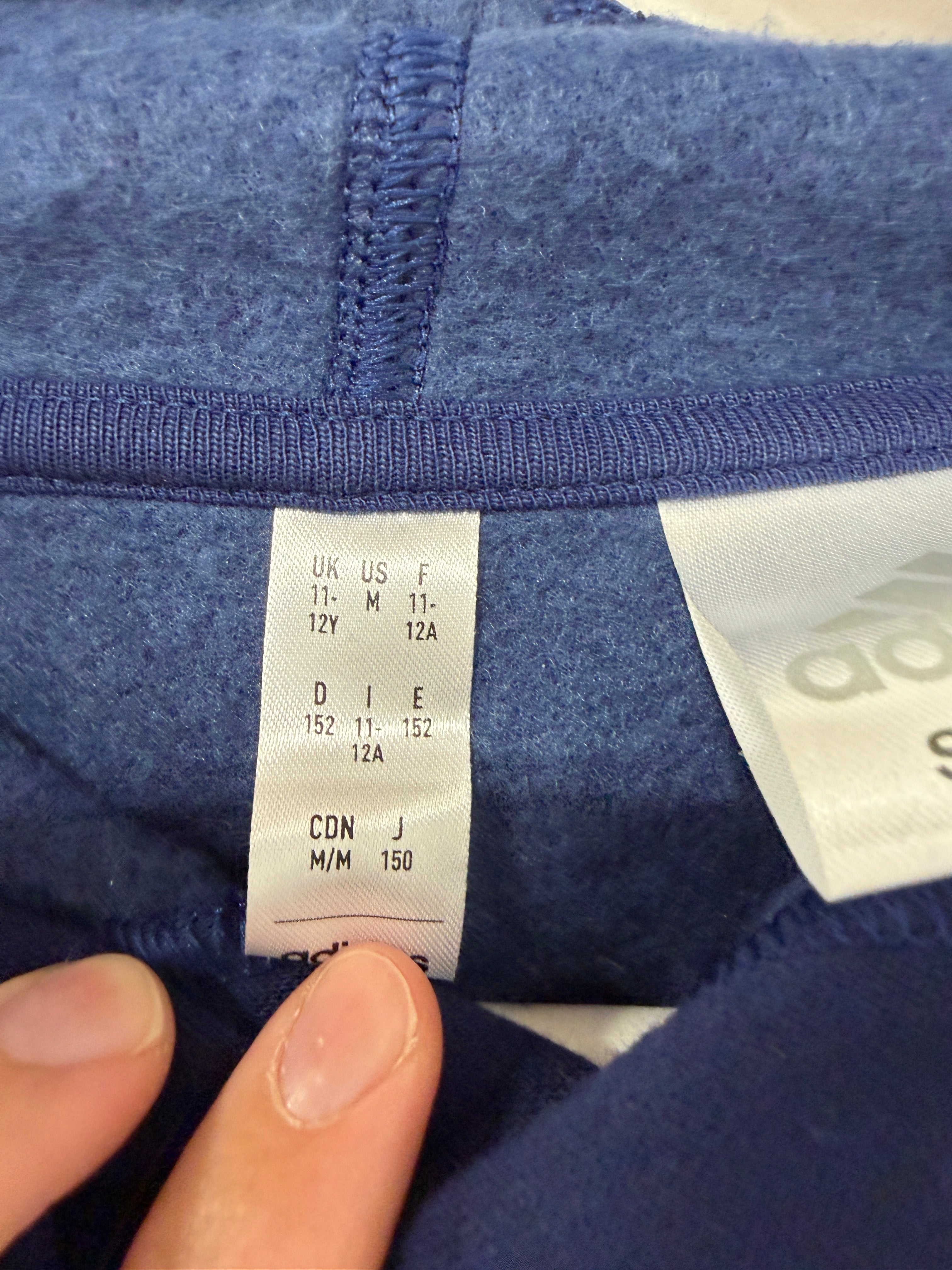 Tiro 24 Sweat Hoodie Kids Team Navy Blue/White