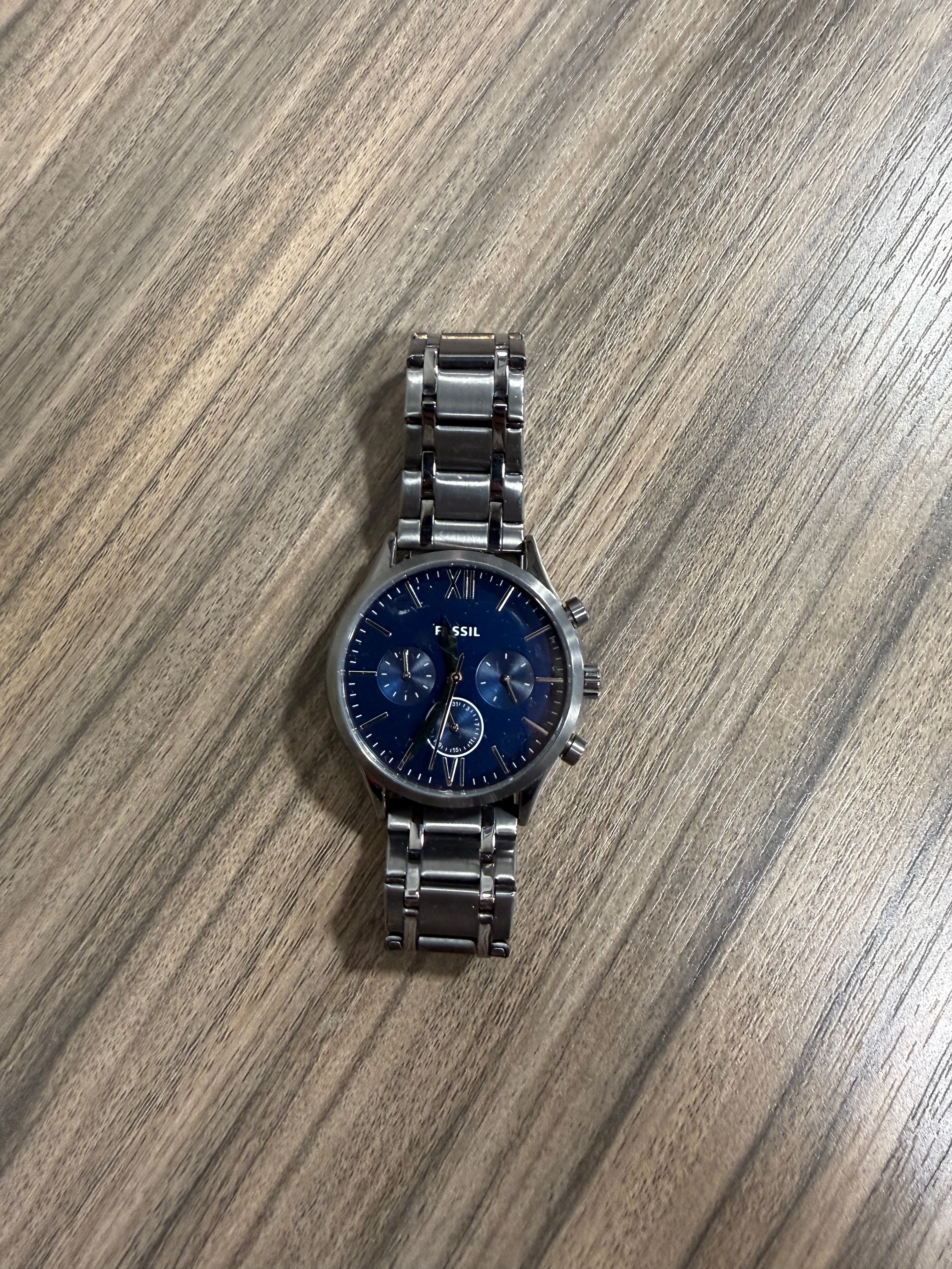 Fossil Watch blue Face