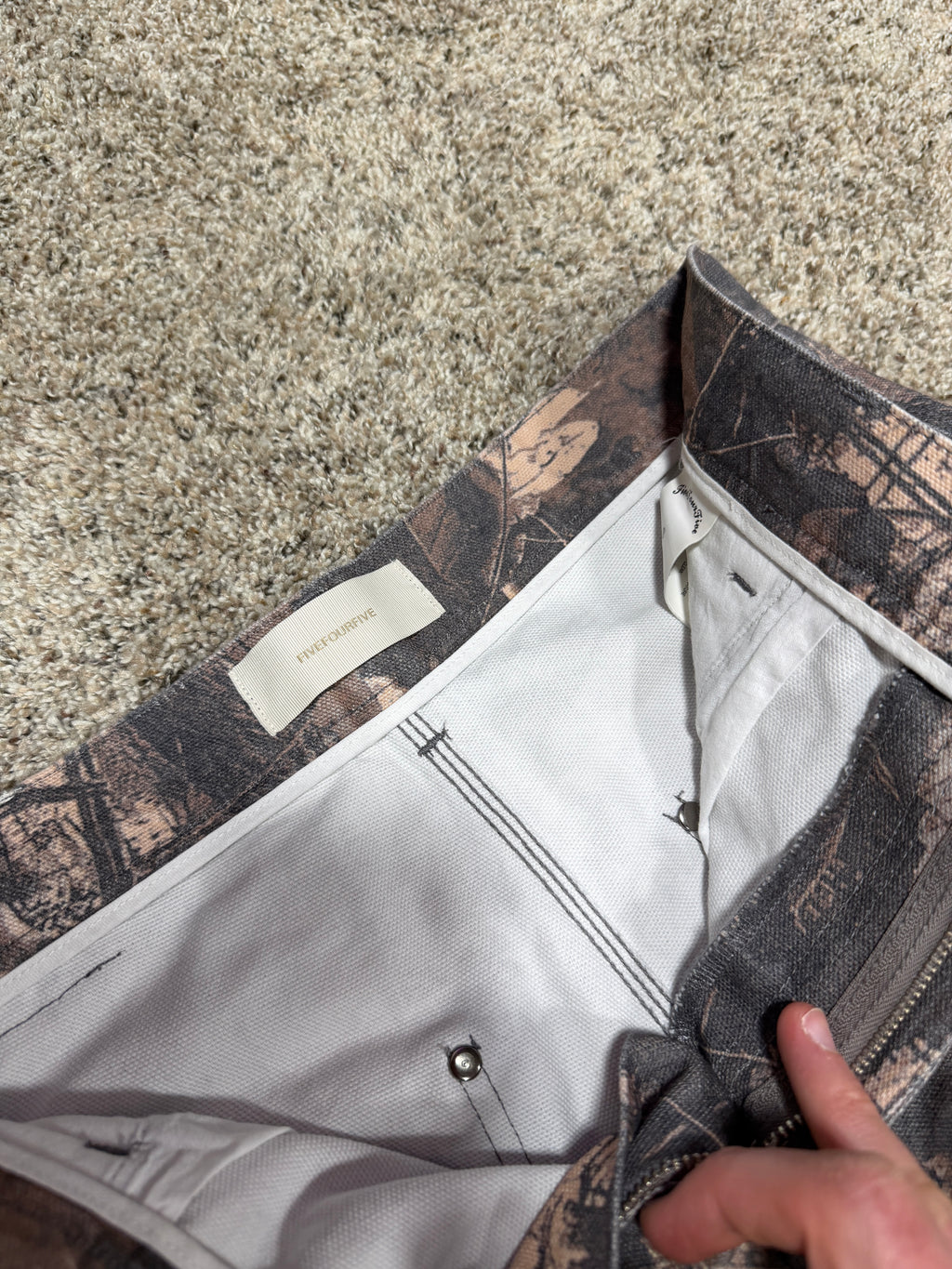 FiveFourFive Camo Carpenter Pant Sz M