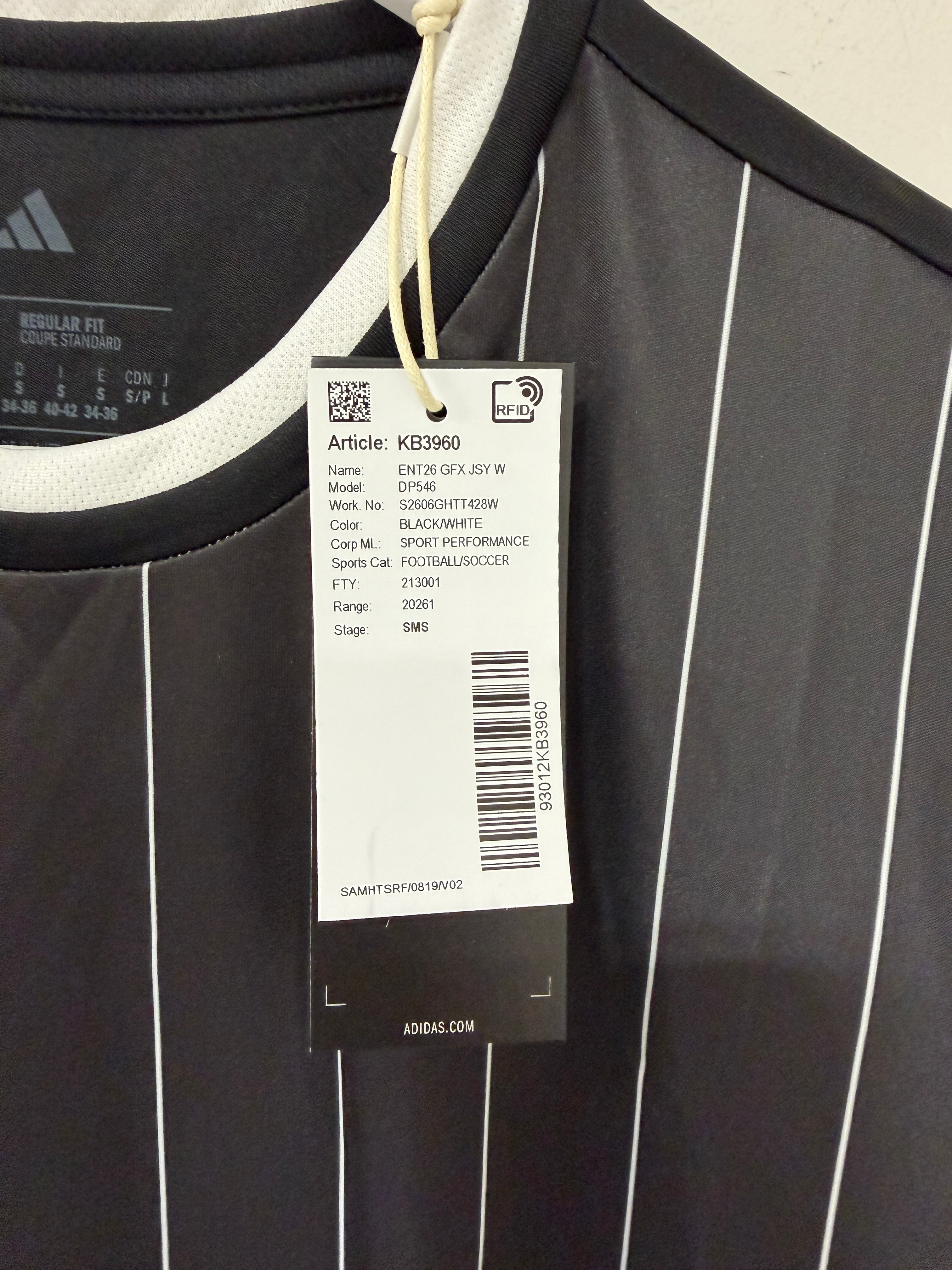 Adidas Entrada 26 Graphic Jersey Women's – Black/White