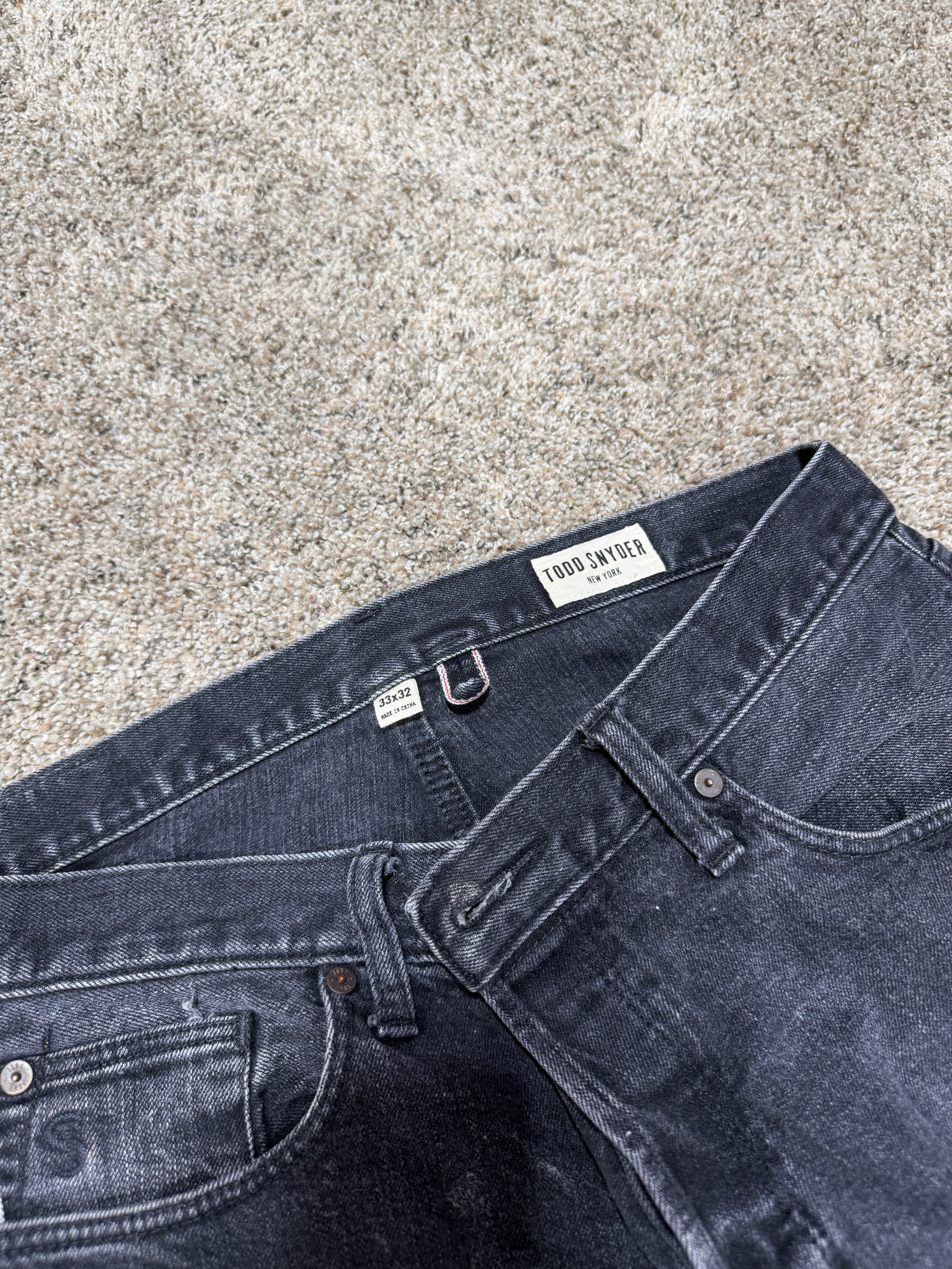 Todd Snyder New York Sz 33x32 Skinny Jeans