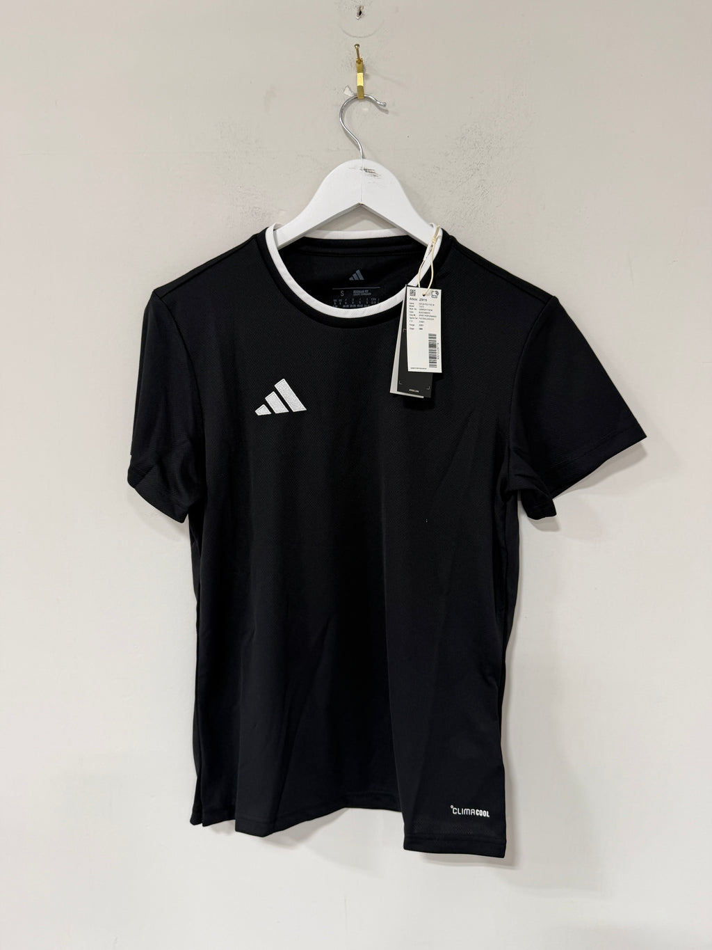 Adidas Women's Entrada 26 Polyester Tee - Black White