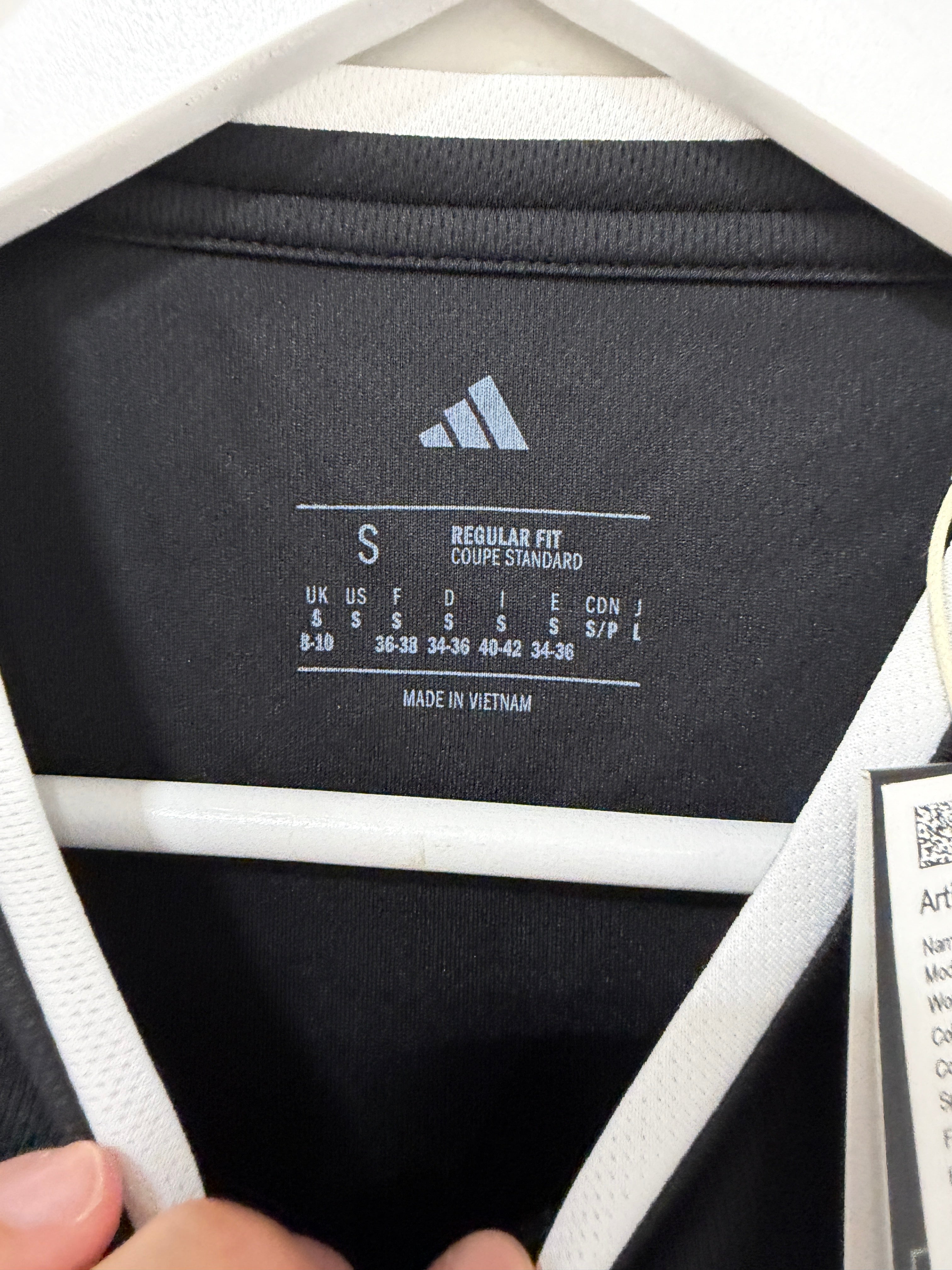 Adidas Women's Entrada 26 Polyester Tee - Black White