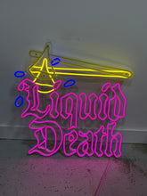 Load image into Gallery viewer, LIQUID DEATH Neon Sign Light Wall Decor
