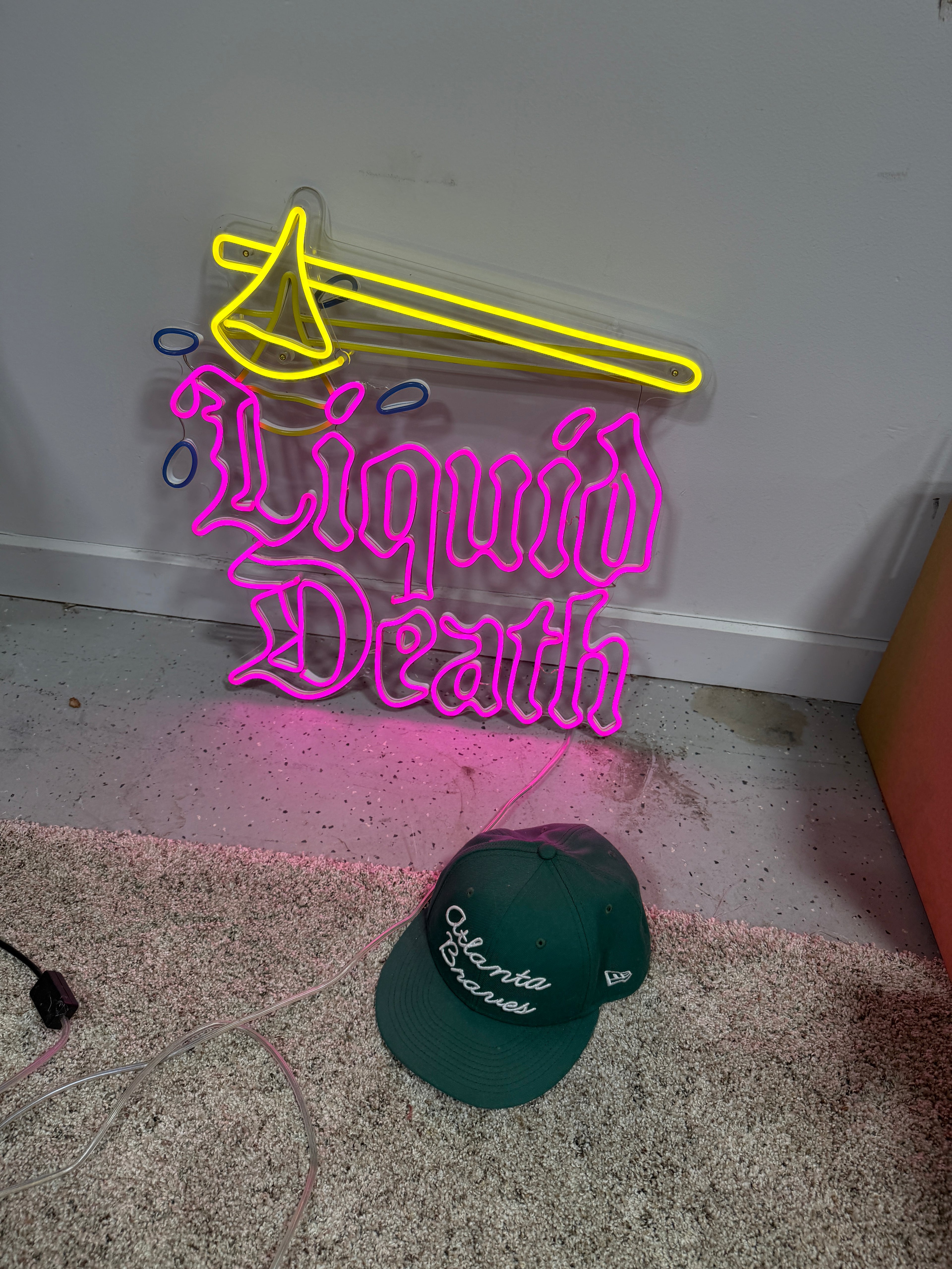 LIQUID DEATH Neon Sign Light Wall Decor