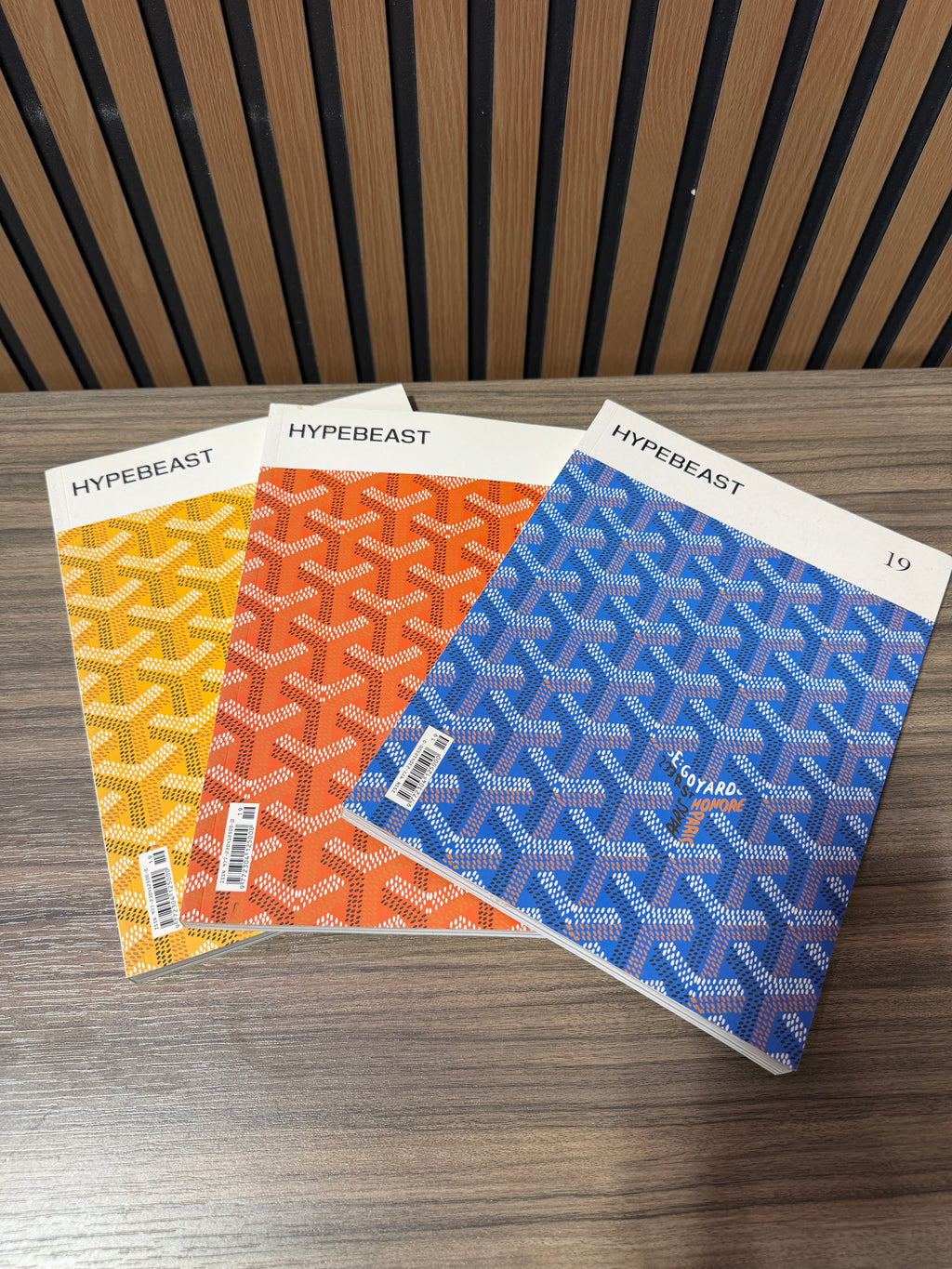 2017 HYPEBEAST Magazine 19: The Temporal Issue Goyard Set Of 3