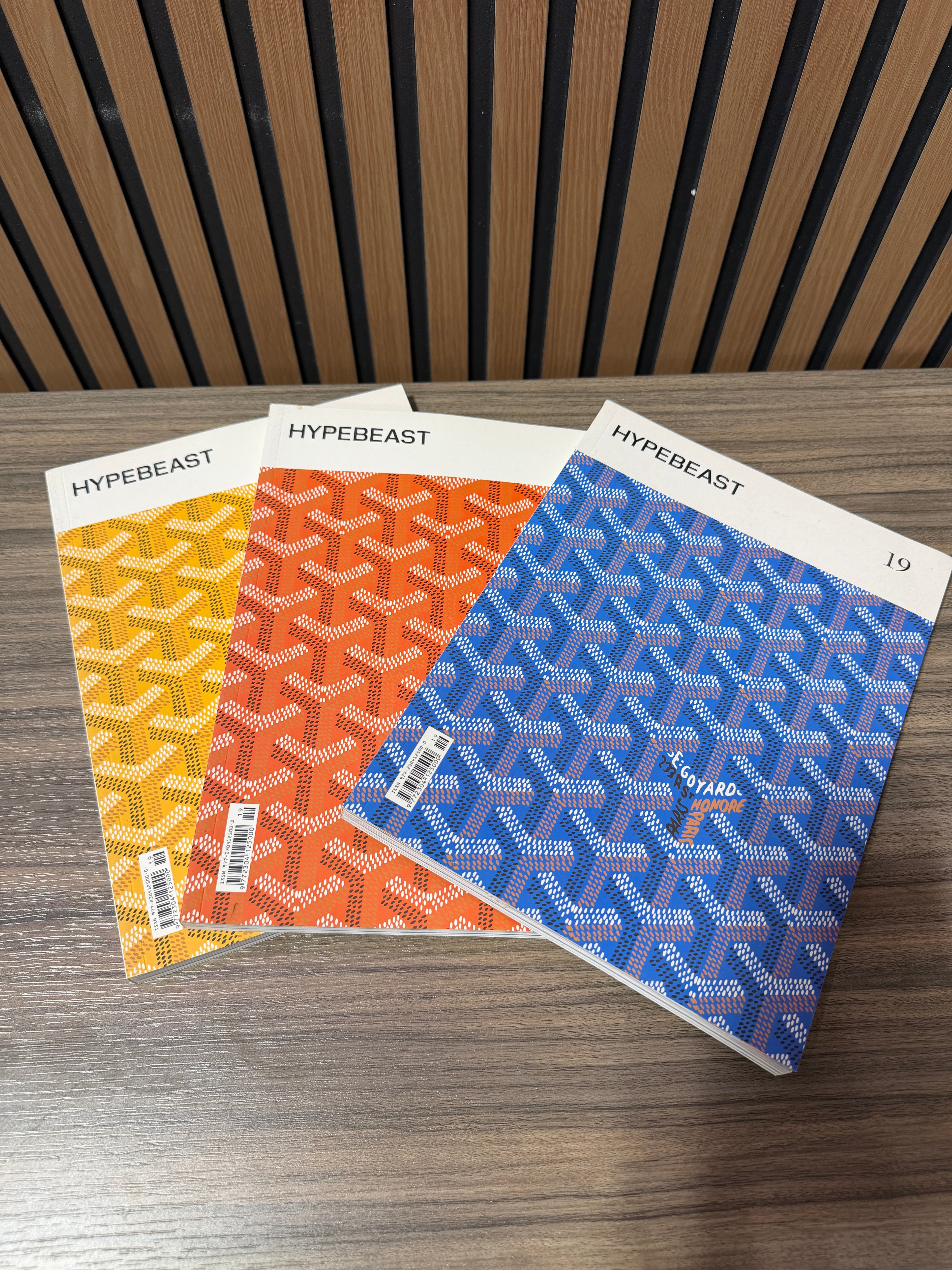 2017 HYPEBEAST Magazine 19: The Temporal Issue Goyard Set Of 3