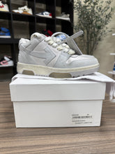 Load image into Gallery viewer, OFF-WHITE White Out Of Office Vintage Leather Sneakers Sz 5/5.5W
