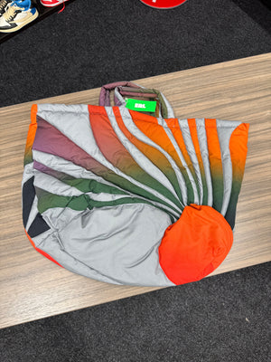 ERL Gray & Orange Sunset Puffer Tote