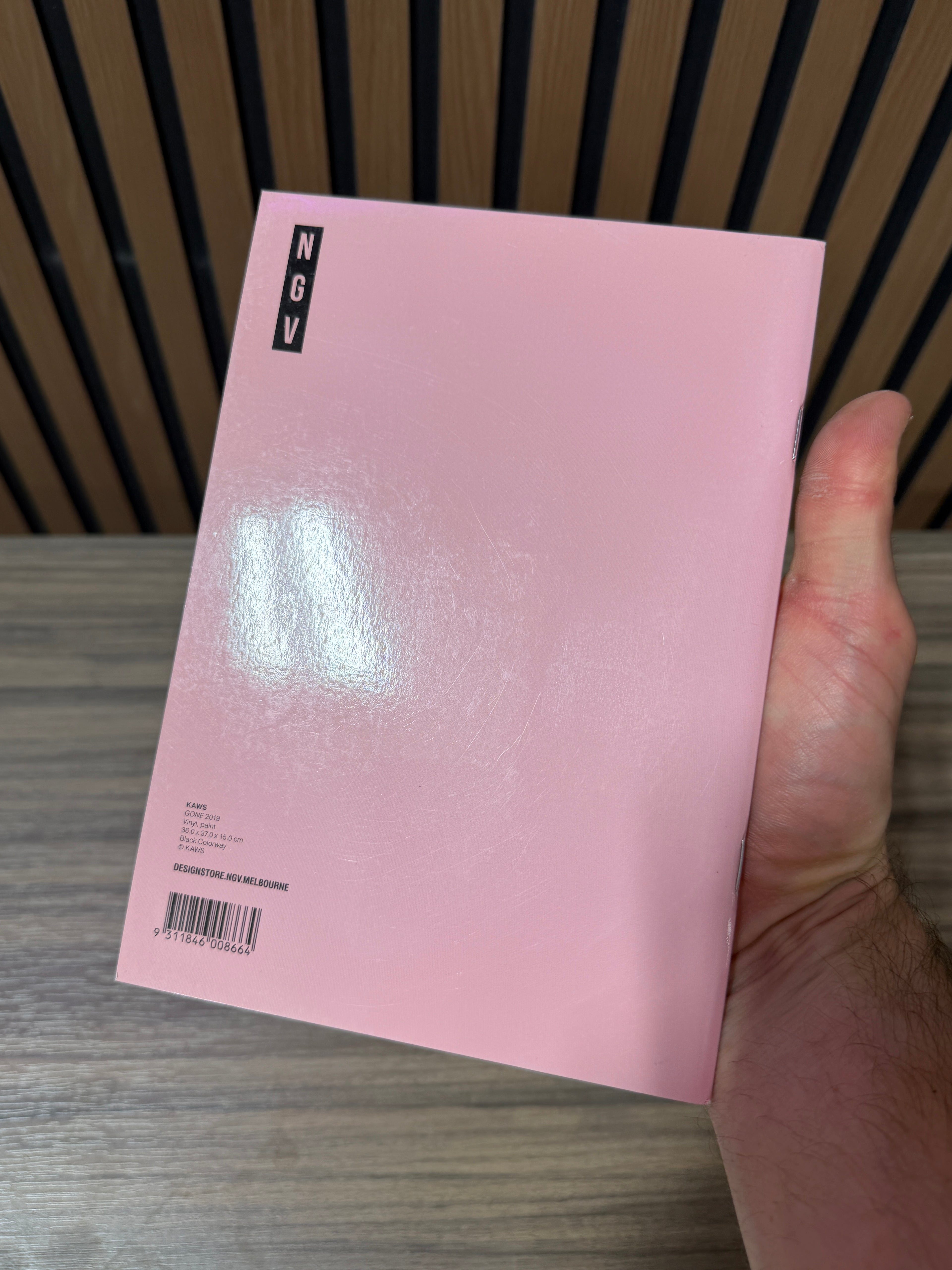 kaws gone collectable paperback notebook rare NGV collaboration