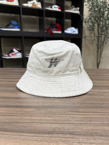 WE11DONE White Logo Bucket Hat