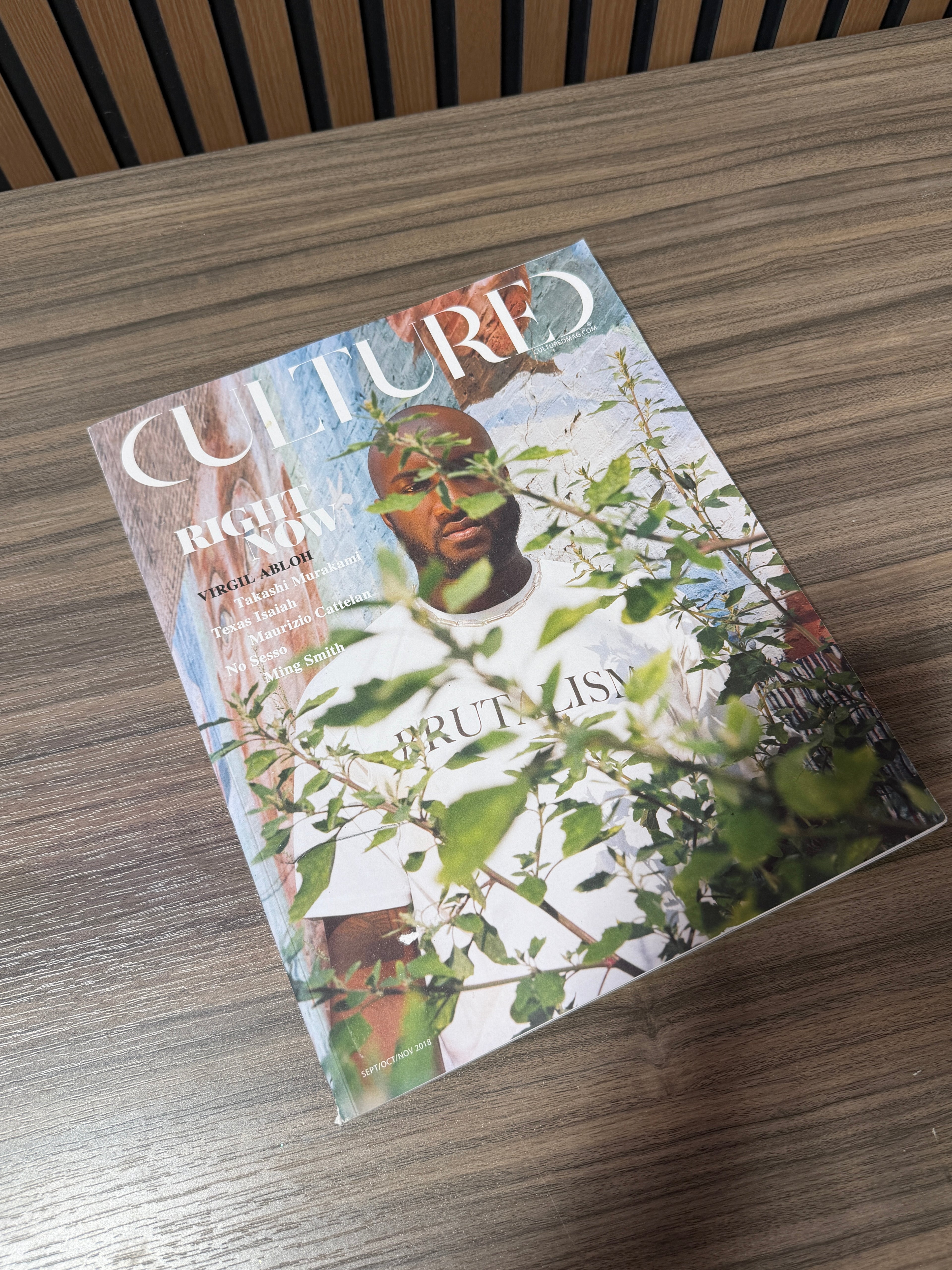 Cultured Magazine (September/October/November, 2018) Virgil Abloh Cover