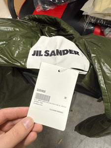 Sz MJIL SANDER SSENSE Exclusive Green Hood Down Scarf