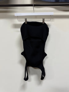 ANDREĀDAMO Black Rib Beanie
