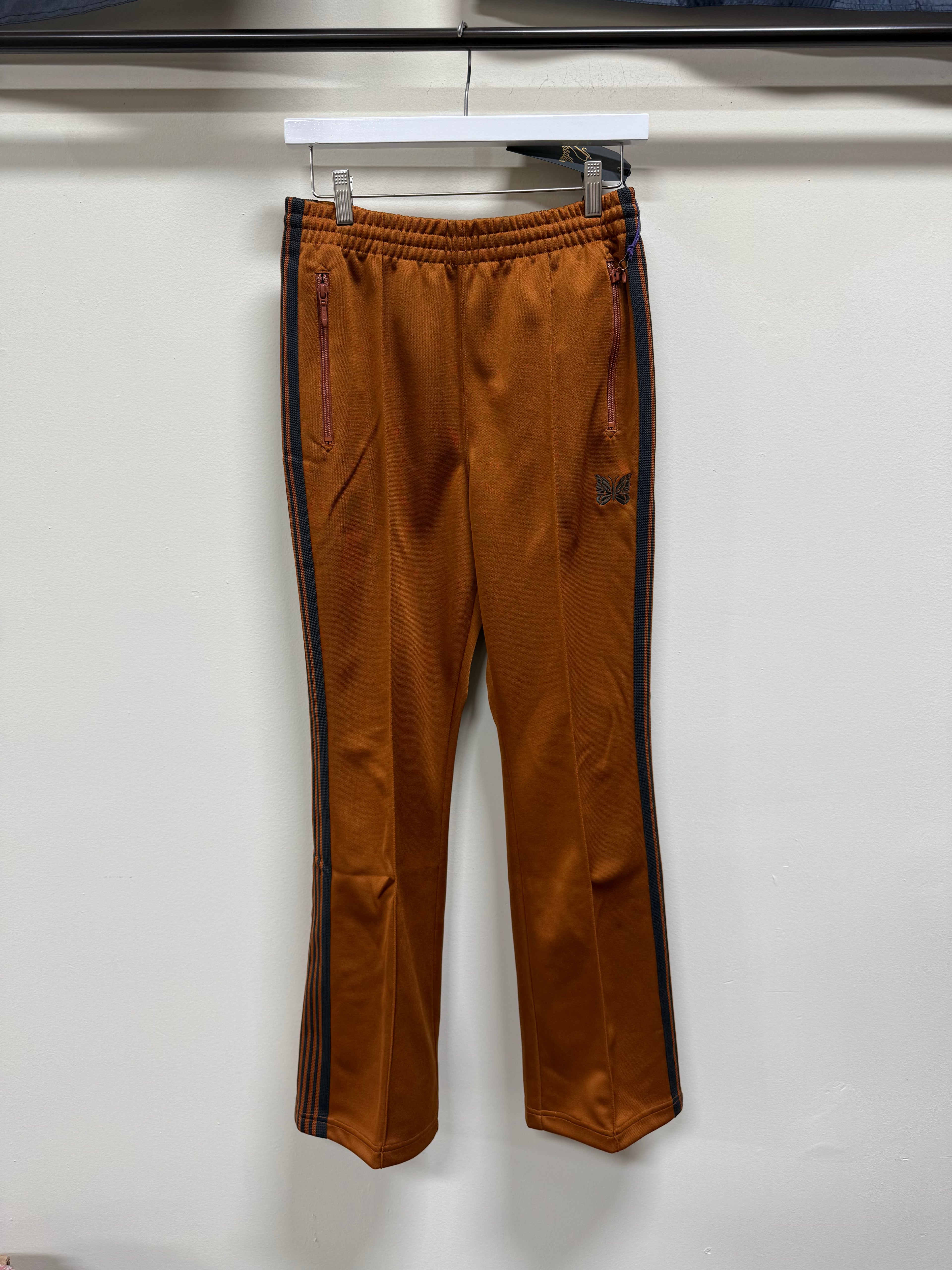 NEEDLES Orange Bootcut Track Pants Sz XS Fits 29