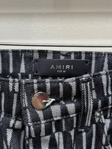 AMIRI Black Snap Off Jeans Sz 29
